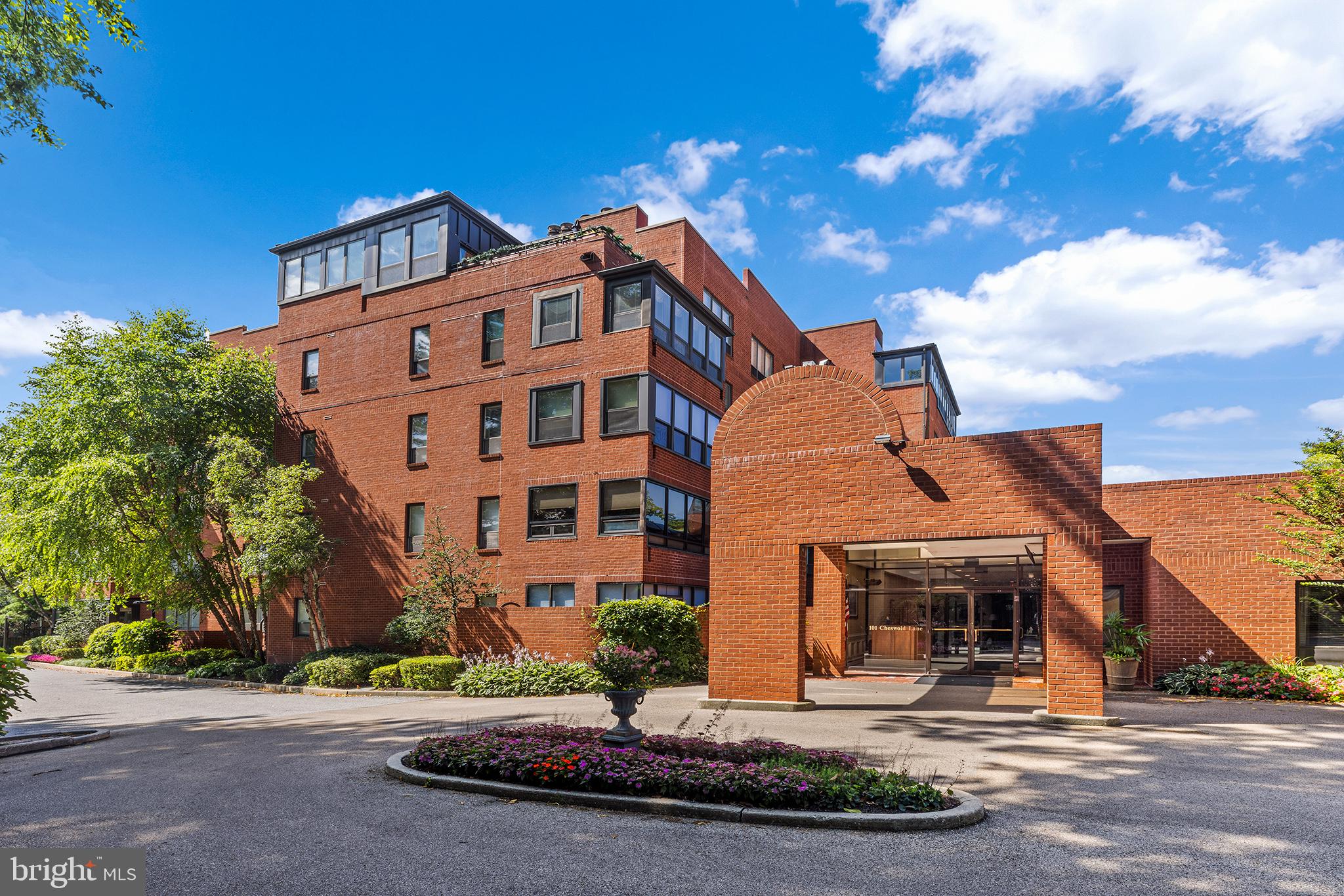 Rare Deluxe Two-Story Condo on the Main Line
An exceptional opportunity to own one of only two unique, fully updated two-story residences in 101 Cheswold Lane. Spanning the 3rd and 4th floors, this 4-bedroom, 4.5-bathroom home offers tree-top views with north and east exposures for abundant natural light.

The home features an expanded kitchen (updated 10 years ago), open-concept dining and living areas, and high-end finishes throughout — ideal for both daily living and entertaining.

Prime Location Highlights:

Walkable to Suburban Square with its shops, restaurants, and amenities

Walkable to Haverford Square shopping 

Steps to regional rail lines for easy access to Center City and beyond

Additional features include:

24 Hour Doorman

Full-service building with professional staff

Two deeded parking spaces

Private storage locker

This is a rare opportunity to own a luxury condo with space, style, and unbeatable convenience.

Parking space for this unit is located in the underground garage and is numbered according to the unit number.
