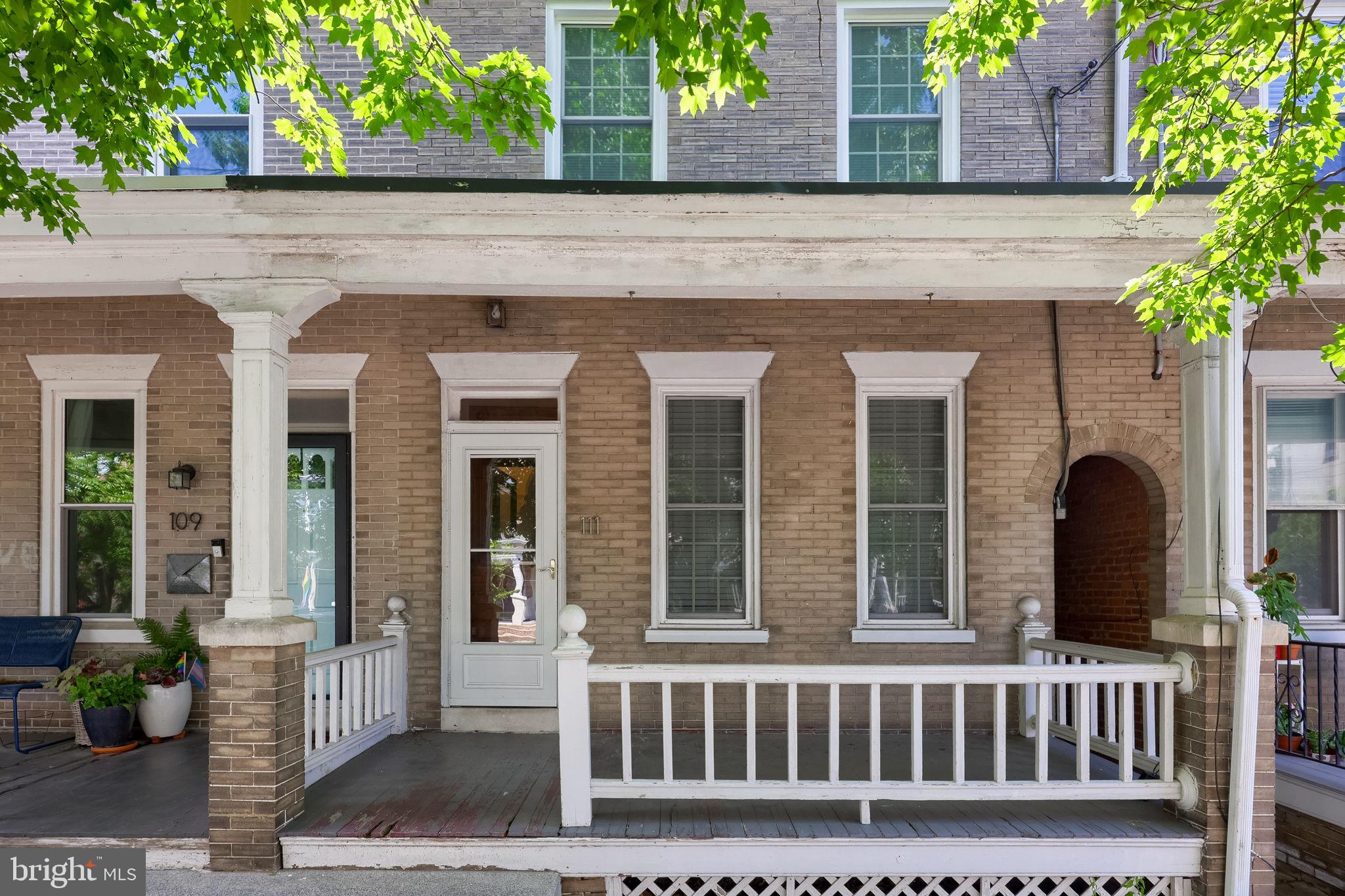 Rich in character and timeless charm, this beautifully maintained and thoughtfully updated 5-bedroom, 2-bathroom interior row home is nestled in Lancaster City's desirable West End. 
An inviting front porch overlooks the shaded, tree lined street, creating the perfect place to relax and enjoy the neighborhood. 

Step through the double-door entryway and you'll immediately appreciate the home's classic architectural details, including wooden doors, archways, tall ceilings, and abundant natural light. The spacious living and dining rooms provide plenty of room for gathering, with beautiful tile flooring adding character to the dining space.  

Continue into the updated kitchen, featuring stainless steel appliances and ample cabinet and counter space. Just off the kitchen is a conveniently located first-floor half bath, perfect for guests and everyday living. From here, step outside to the charming, fully fenced backyard, offering a private space for relaxing, entertaining, gardening, or pets.

The second-floor features 3 generously sized bedrooms and 1 full bath, while the third floor offers 2 additional oversized bedrooms, providing exceptional flexibility for larger households, guests, home offices, or hobby spaces.

Ideally situated just minutes from downtown Lancaster City, you'll enjoy easy access to local coffee shops, restaurants, parks, boutiques, galleries, public transportation and everything this vibrant community has to offer. Combining historic character, modern updates, generous living space, and an unbeatable location, this exceptional West End home is ready to welcome its next owners!
