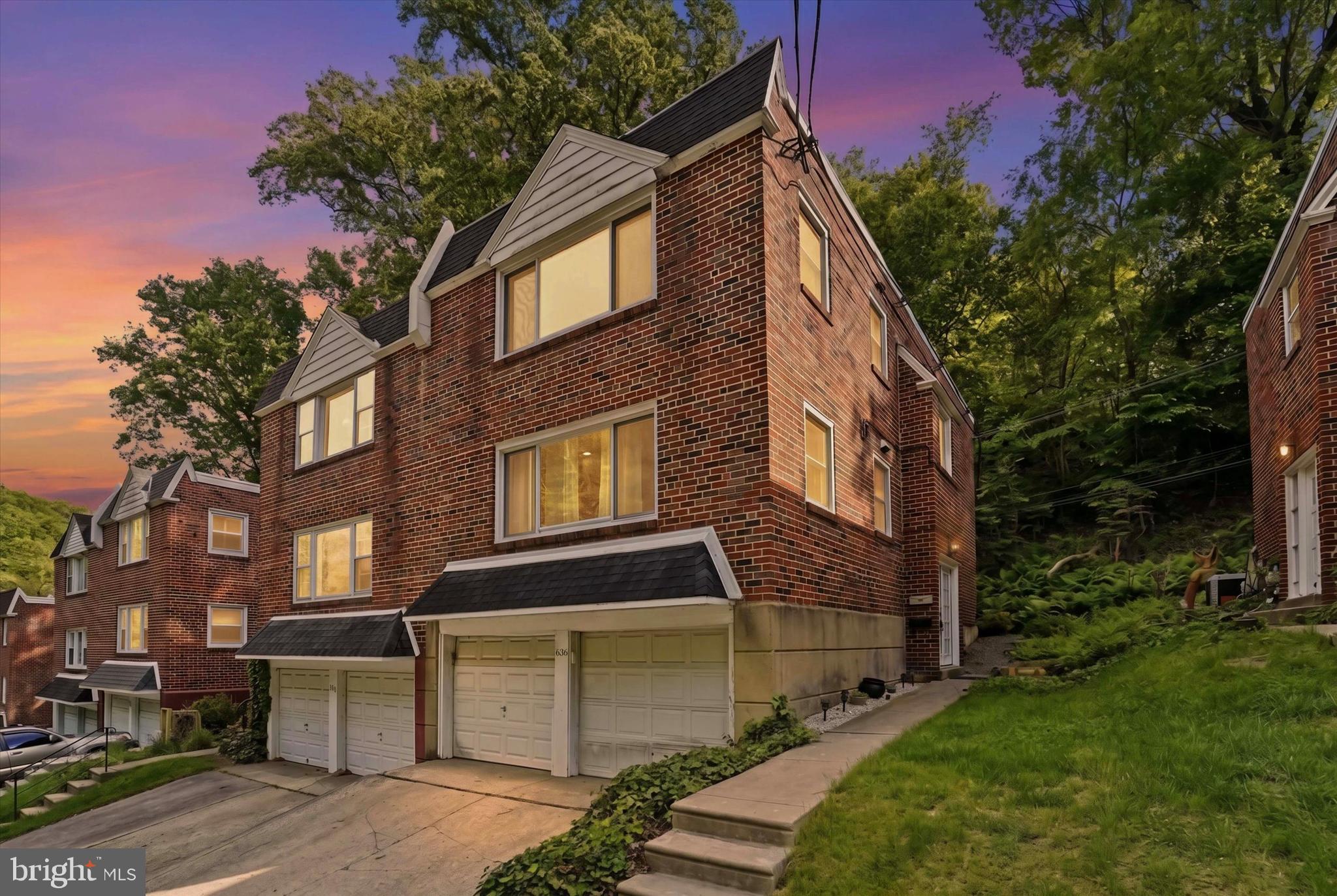 Back on the market due to buyer's financing. This well-maintained, turnkey duplex in the sought-after Roxborough neighborhood presents an excellent opportunity for both owner-occupants and investors.
The first-floor unit features a remodeled kitchen with cherry wood cabinets, updated countertops, and a spacious island. The layout includes a large bedroom with French doors leading to a stone patio, an updated bathroom, and a second well-sized bedroom and bathroom on the lower level with direct garage access.
The second-floor unit offers two spacious bedrooms, a tastefully remodeled bathroom, refinished hardwood flooring, and abundant natural light throughout.
The property includes a two-car garage with significant storage potential, a common front and side lawn, and a large outdoor space in the back. 
It is currently occupied by long-term, month-to-month tenants who would prefer to stay but can be flexible with sufficient notice.
Located on a quiet, tree-lined street, this property is steps from the Wissahickon Valley Park trailhead and a short walk to the shops and amenities on Ridge Avenue. 
Residents will enjoy a tranquil setting with easy access to local dining and major roadways. 
Contact the listing agent for additional information or to schedule your showing TODAY!