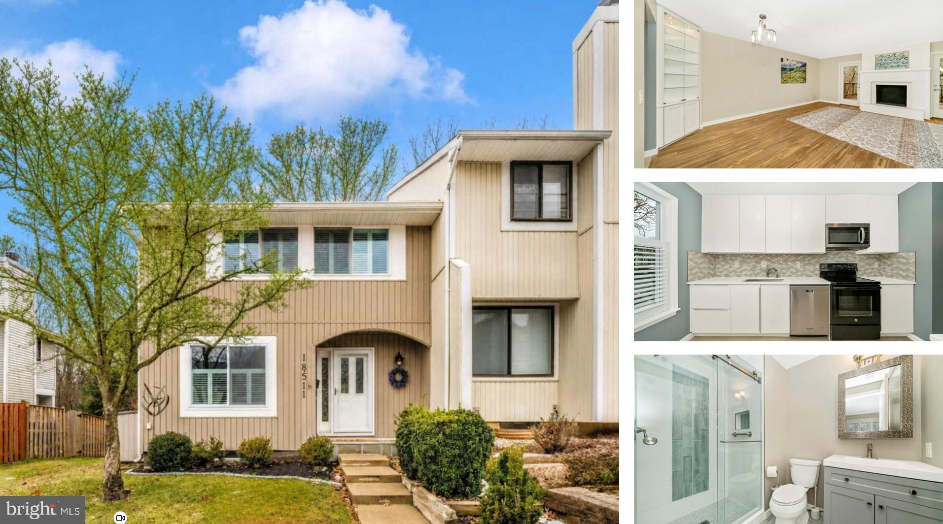 Welcome home to this impeccably maintained end-of-group townhome in the highly desirable Stoneridge community, where years of thoughtful care and quality updates create a home that is truly exceptional. Every room reflects pride of ownership, making this an exceptional opportunity for buyers looking for both comfort and peace of mind.

Offering 3 bedrooms, 3 full bathrooms, and 1 half bath, this spacious home features an open, light-filled floor plan designed for today's lifestyle. The beautifully remodeled kitchen is both elegant and functional with modern cabinetry, under-cabinet lighting, quartz countertops, a stylish tile backsplash, and two oversized pantries providing exceptional storage. Custom built-in cabinetry, including a china cabinet and living room entertainment console, adds both sophistication and everyday convenience.

Rich hardwood flooring extends throughout the main and upper levels, while plantation shutters throughout the home provide timeless style and an upscale finishing touch. The inviting living room is centered around a cozy fireplace and opens to a spacious rear deck overlooking a peaceful wooded setting—an ideal place to unwind, entertain, or simply enjoy the privacy.

Upstairs, you'll find three generously sized bedrooms and beautifully updated bathrooms, including a spacious primary suite with a private bath.

The fully finished walk-out lower level offers incredible flexibility with a second fireplace, a full bathroom, and direct access to the patio and backyard, making it the perfect space for a family room, guest suite, home office, or recreation area.

Beyond the cosmetic updates, this home has been exceptionally maintained with major improvements already completed, including a roof less than six years old, HVAC replaced in 2019, and a washer and dryer only one year old. A reserved parking space located directly outside the front door adds everyday convenience.

From its quality craftsmanship and extensive updates to its meticulous care and desirable end-unit location, this is a home you can move into with confidence. Conveniently located in the sought-after Stoneridge community, you'll enjoy easy access to shopping, dining, parks, major commuter routes, and everything the area has to offer.

Beautifully maintained, thoughtfully updated, and truly ready for the next owner—this is a home you'll be proud to own.