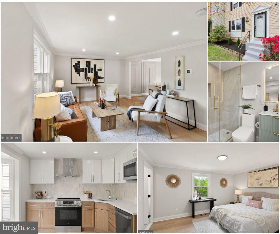 Welcome to this completely renovated gem in the heart of Fairfax's highly desirable Covington community—just minutes from the Mosaic District! This stunning 3-bedroom, 3.5-bath townhome has been thoughtfully redesigned with modern elegance and comfort in mind, offering a truly move-in ready experience.

Step inside to discover a bright, open layout drenched in natural light, featuring engineered wood flooring, sleek recessed lighting, and fresh contemporary finishes throughout. The custom-designed kitchen is a true showstopper—boasting quartz countertops, marble backsplash, stainless steel appliances, and modern cabinetry that blends both form and function.

Every inch of this home has been updated, including brand-new heating and cooling systems, water heater, updated windows, and a new roof—giving you peace of mind for years to come. Each of the three full bathrooms and the convenient main-level powder room have been beautifully upgraded with stylish fixtures and finishes.

The spacious layout includes a fully finished lower level ideal for a recreation room, guest suite, or home office, main floor with a living room, dining area and eat in kitchen and upstairs you will three generously sized bedrooms and two beautifully renovated full bathrooms. Step outside to your own private retreat—an expertly crafted stone patio and landscaped backyard perfect for entertaining or enjoying quiet evenings outdoors.

Enjoy unbeatable convenience with proximity to Vienna Metro, Pan Am Shopping Center, and all the Mosaic District has to offer—restaurants, shopping, and entertainment just moments away. With easy access to I-66, Route 50, and 495, commuting is effortless.

This is not just a home—it’s a lifestyle upgrade. Don’t miss your opportunity to own one of the most beautifully updated homes in Covington!