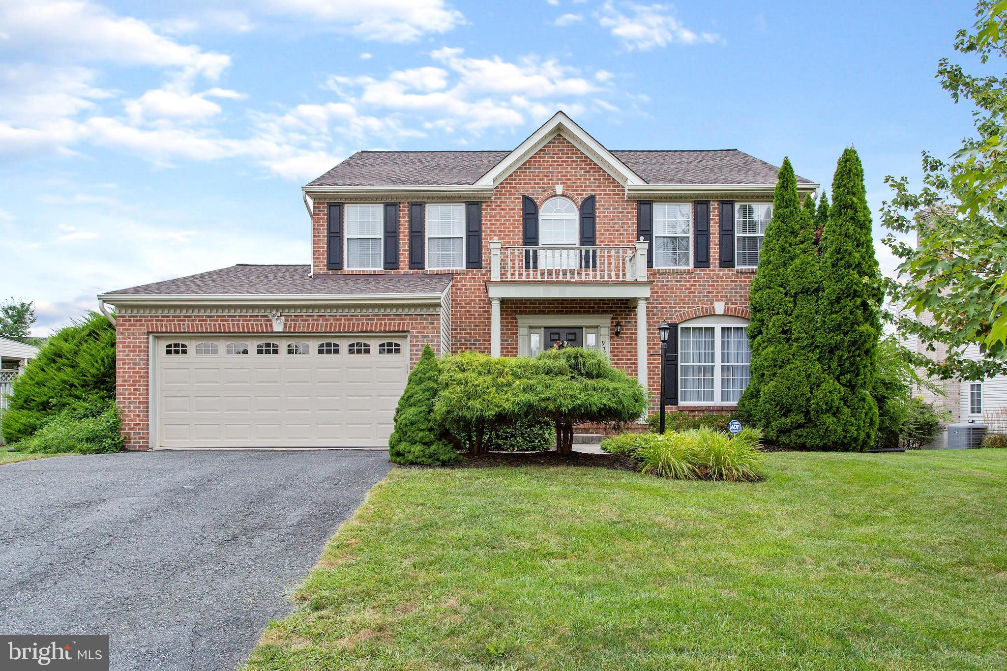 Rarely offered, beautiful 4 bedroom, 2 full bath, 2 half bath, 2 car garage single family home in perry hall farms. Interior features of this exquisite home are grand entry way with stair case, hardwood floors, open concept kitchen with stainless steel appliances, separate dining room, formal living room, additional living room with gas fireplace, first floor washer/ dryer area, sliders that open to screened in porch,  large primary retreat with gorgeous on suite, and recently renovated club basement with new carpet. Exterior features a large, fabulous yard, off street parking, new roof (2020), new A/C unit (2018), and new sump pump (2019).