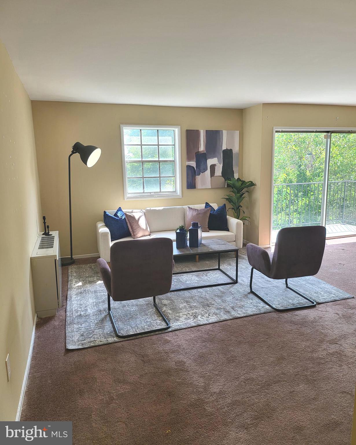 ALL UTILITIES INCLUDED (Water, Gas, Electric, Air Conditioning, Sewer, and Heat) in the condo dues.  2 bed, 2 bath home with high end hotel like ambiance!!! Upgraded Kitchen; Granite counter tops, beautiful tile, new stainless steel refrigerator, matching cabinets, and recessed lighting.  Master bathroom in very spacious master bedroom with big walk-in closet. Open family room with easy access to the private balcony.  This community is located close to shopping, transportation, restaurants, banks, etc. Minutes to Route 1, Metro station, bus line, and I-495.   All utilities are included in the rent.  In addition to restricted parking and community pool access with FT life guard.