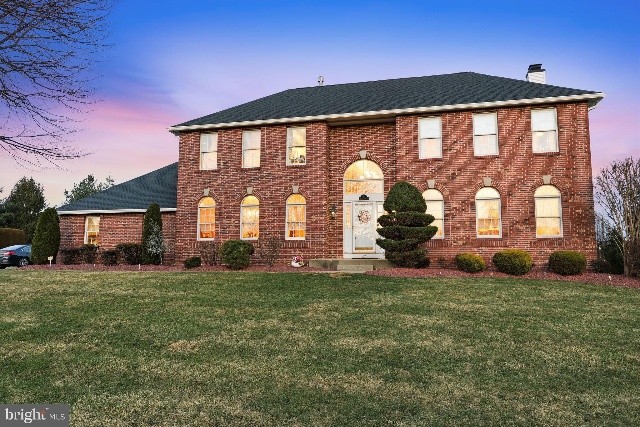 Welcome to this spacious and well-maintained home in the heart of Richboro, a sought-after Bucks County community known for its top-rated schools, neighborhood feel, and easy access to parks, restaurants, and everyday conveniences. The brick and vinyl exterior, expansive 8-car driveway, and 3-car garage create strong curb appeal and excellent functionality. One bay of the garage has been thoughtfully converted into a private home office, offering a quiet and practical workspace. The backyard is designed for both relaxation and recreation with a basketball court, large flat yard, and a covered Trex deck with ceiling fan and TV—perfect for entertaining or enjoying peaceful evenings outdoors. Inside, a two-story foyer welcomes you and opens to generous living spaces including a formal dining room, living room, and a renovated kitchen with granite countertops and white cabinetry that flows into the breakfast area and family room with gas fireplace and access to the covered deck. A renovated powder room and convenient laundry room complete the main level. Upstairs, four bedrooms include a spacious primary suite with vaulted ceiling, two walk-in closets, and an updated bath with soaking tub, stall shower, and dual vanities. The updated hall bath offers double sinks and a walk-in shower. The fully finished basement adds versatile living space ideal for a gym, office, or recreation area. Located in the Council Rock School District, this home offers space, flexibility, and the lifestyle that makes Richboro one of Bucks County’s most desirable places to live.