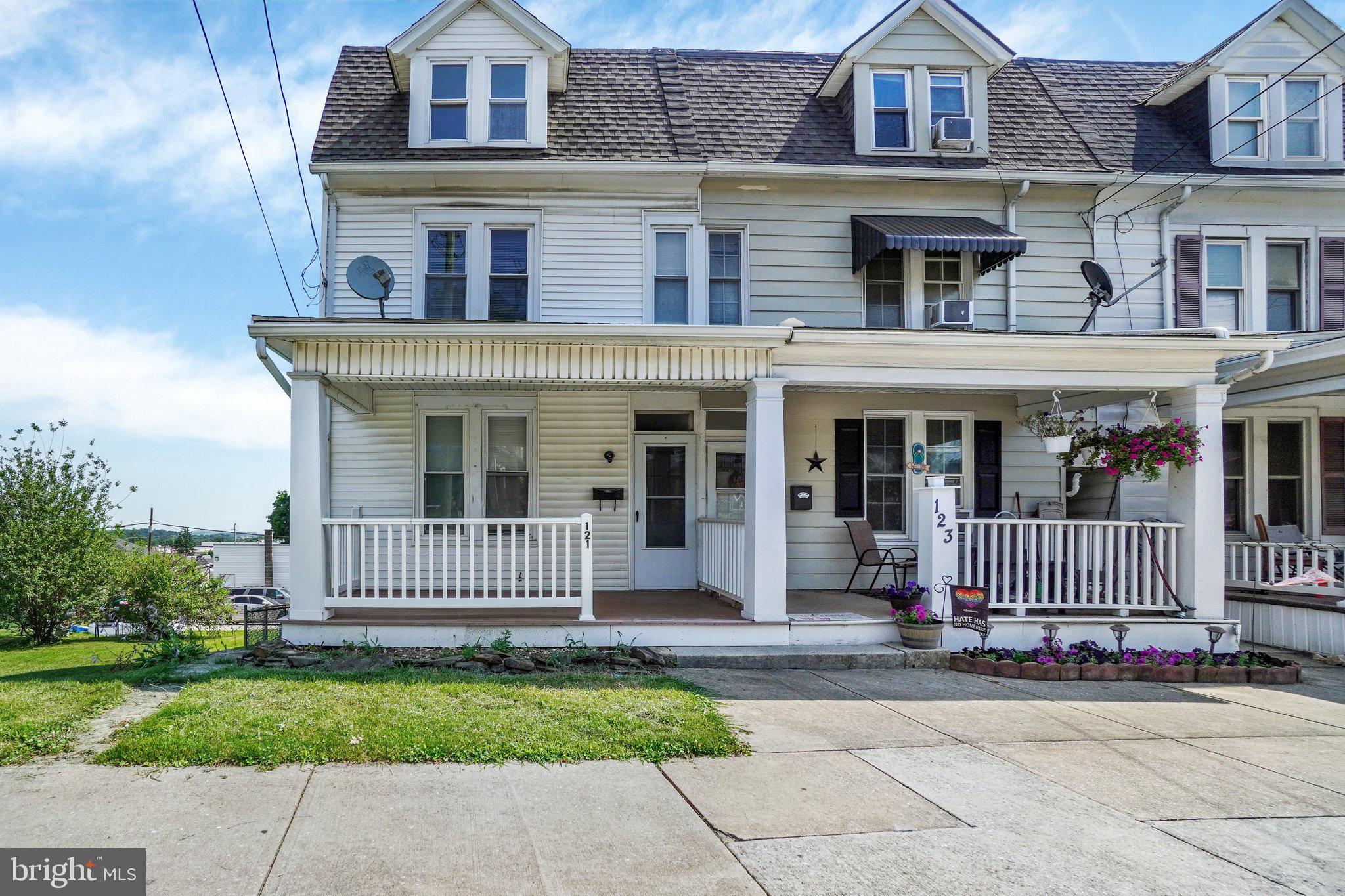 Discover the charm of this Colonial home in the desirable Red Lion community. Built in 1920, this residence seamlessly blends classic architecture with modern comforts. The home welcomes you with LVP flooring on the first floor.  Enjoy grilling your favorite meals on the new composite deck, which is right off the generously sized kitchen! This home features four generous bedrooms with all new carpet, providing ample space for relaxation and personalization. Enjoy the convenience of a full, unfinished basement with walkout access to the fenced back yard, ideal for outdoor activities and fun evenings! With off-street parking for up to four vehicles on a crushed stone driveway out back, convenience is at your fingertips. Enjoy small town charm and walk to your local shops and enjoy local parks, all within walking distance! This property is a place to create lasting memories. Don’t miss the opportunity to make this charming home your own!