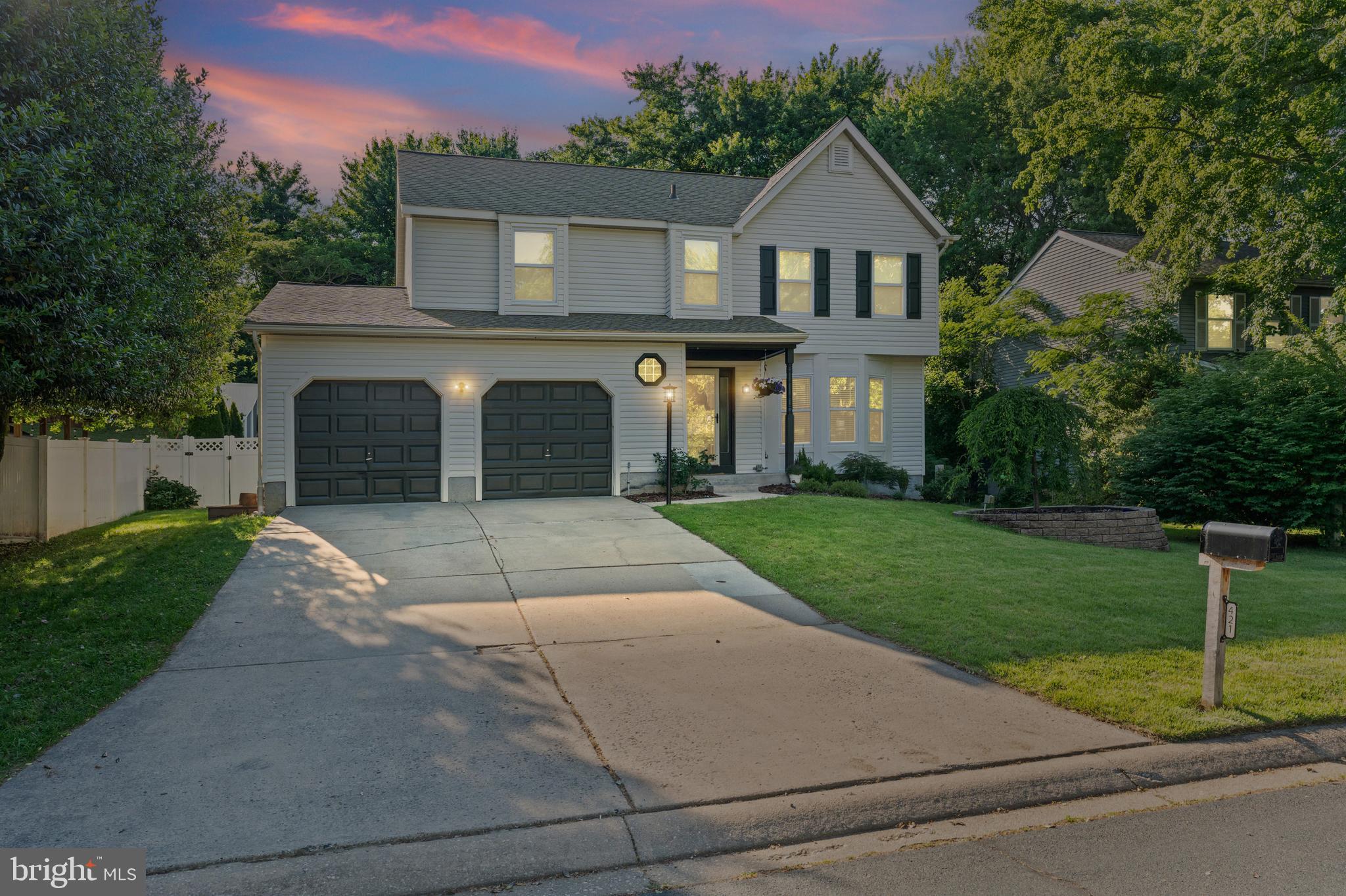 Spacious, beautifully maintained, and perfectly located, welcome to 421 Abbey Circle in the highly desirable Broadview community, within the sought-after Patterson Mill Middle and High School district.

This exceptional home offers the perfect blend of comfort, thoughtful updates, and outstanding outdoor living. Step outside to your own private backyard oasis, where a sparkling saltwater in-ground pool is surrounded by mature trees and lush landscaping, creating a peaceful, resort-like retreat. Whether you're hosting summer pool parties, gathering around the expansive deck and patio with family and friends, or simply relaxing poolside after a long day, this backyard is designed for making memories. The tree-lined setting provides exceptional privacy, making it feel like your own personal getaway while still being conveniently located near everything you need.

Recent Updates Include:
New Roof (May 2026)
Kitchen Cabinets & Backsplash (2022)
Main floor half bath - updated (2022)
New LVP Flooring (2021)
Deck flooring replaced (2021)
Pool Liner replaced (2025)
Variable-Speed Pool Pump replaced (2023)
Safety Pool Cover replaced (2024)
New LED Pool Lights
New Chlorine Generator (2026)
New Carpet Throughout the Second Floor (May 2026)

Inside, you'll find an open and inviting floor plan with spacious rooms designed for both everyday living and entertaining. The main level features luxury vinyl plank flooring, a bright formal living room with a bay window, a formal dining room, and a generously sized kitchen with modern cabinetry, granite countertops, and abundant storage.

The adjoining family room offers a warm and welcoming atmosphere, while sliding doors provide seamless access to the backyard retreat, making indoor-outdoor living effortless.

Upstairs, the spacious primary suite includes a walk-in closet and private bath with a double vanity and walk-in shower. Three additional bedrooms and a full hall bath provide plenty of space for family or guests.

The finished lower level adds even more flexibility with a large recreation room, half bath, and storage area.

Additional Highlights:

✔️ 2-Car Garage
✔️ Covered Front Porch
✔️ Backyard Storage Shed
✔️ Low HOA Fee – Only $50/Year
✔️ Convenient Access to Bel Air, Abingdon, I-95 & Route 40
✔️ Minutes from Parks, Dining, Shopping & More

Don't miss this rare opportunity to own a move-in-ready home featuring a truly resort-style backyard with a beautifully maintained saltwater pool, exceptional privacy, and space to entertain, relax, and enjoy for years to come.

Come see everything this beautiful home has to offer!