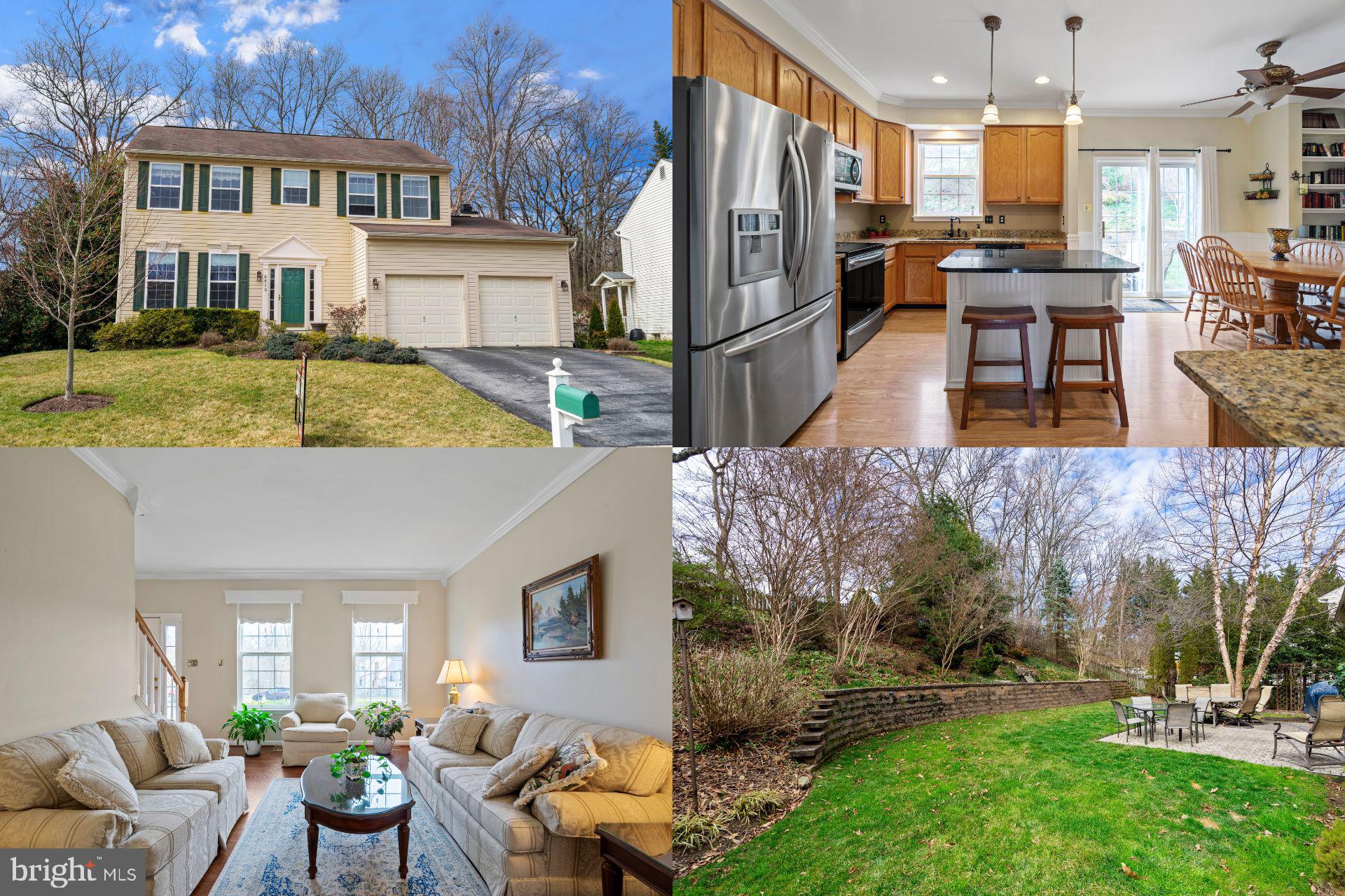 Prepare to be wowed by this meticulously maintained and beautifully cared for colonial home situated on a lovely court in the sought after community of Hunter’s Crossing. Pride of ownership is very apparent from the minute you pull into the driveway and will continue to be evident throughout your tour. As soon as you enter the front door, you will notice how the owners’ beautiful architectural customizations enhance the already spacious layout, and this will continue at every turn! There is natural light bathing the main level from the two story foyer and the large windows that remain a constant in this home. The large living room features crown molding and custom wainscoting drawing the eyes upward. The rear family room includes a cozy gas fireplace converted from the original wood-burning style, as well as lovely built-in bookcases! At the heart of the home is the open kitchen with 42” cabinets, granite countertops, updated stainless steel appliances, dual pantries, and a convenient center island. It’s at this point in your tour, step out through the rear sliding glass door to your own personal oasis. Thoughtfully planned and customized, this phenomenal yard features picturesque surroundings including a beautiful stone retaining wall, a serene waterfall, a private view of mature trees, and is overall a wonderful space for personal enjoyment. And best of all, it’s low maintenance! As an added bonus, the grill is connected to the home’s gas line and conveys with the home! Make your way upstairs to find four large bedrooms, all with ceiling fans already installed, and two full bathrooms to include a lovely primary bedroom and en-suite bathroom updated in 2019. If this isn’t enough, the basement of this home features one of the most beautiful in-home bars you will see! Built in 2020, this wet bar and recreation room offers an impressive space to entertain your family and friends, or just have a nice relaxing evening to yourself! There is a fifth bedroom in the basement that offers an incredible amount of space. An egress window was dug out to allow for complete comfort and safety! Some additional upgrades include the furnace replacement in 2020, a new A/C unit installed in 2022, the water heater replaced in 2016, the siding trim replaced and gutter guards installed in 2015, and so much more! Move in with peace of mind knowing that no expense has been spared and no corners have been cut to make this home into the beauty that it is, and it’s now ready for its next owner!
** Accepting Back Up Offers**