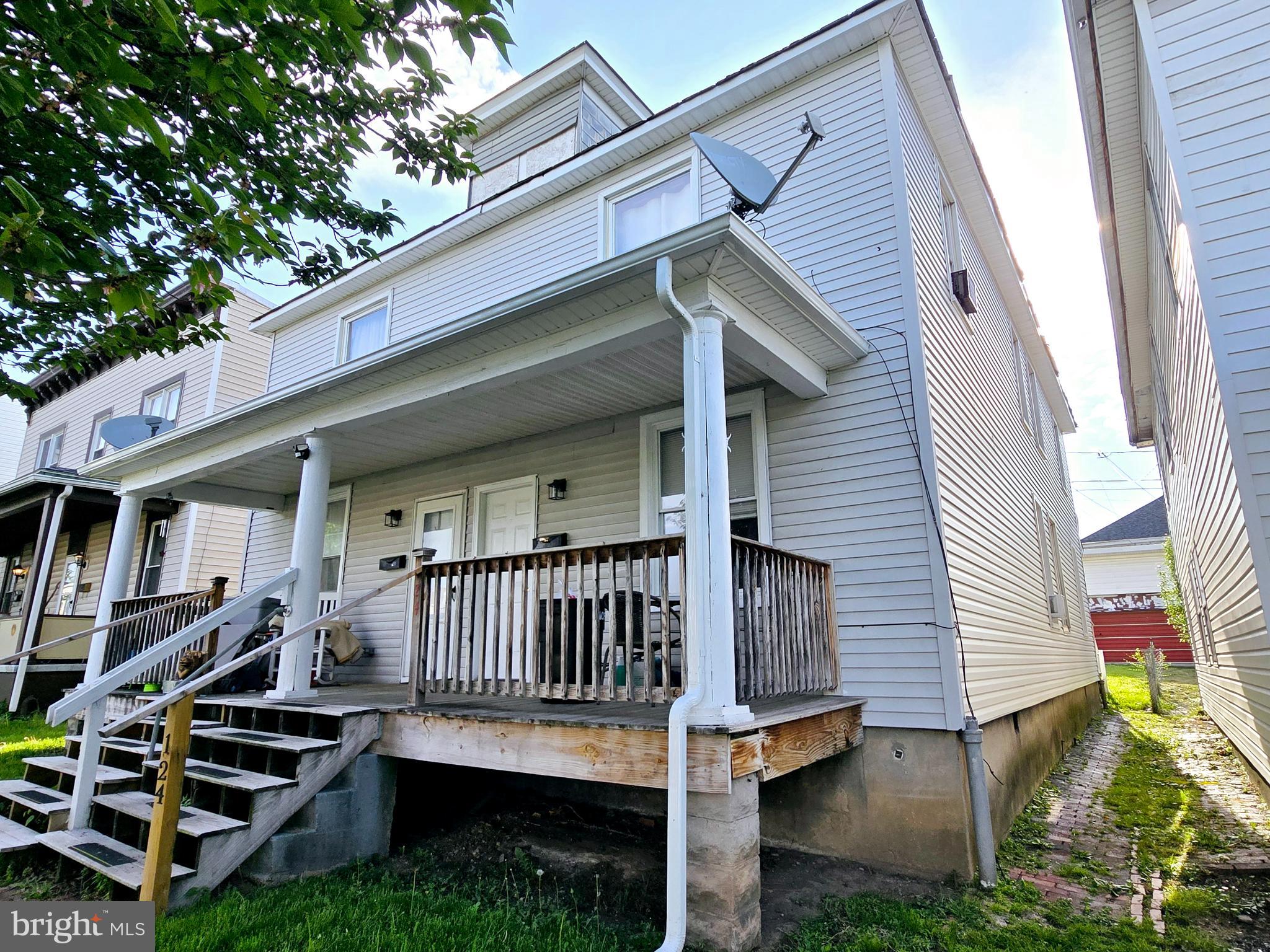 Investment Opportunity or Multi-Family Living!

Welcome to 122-124 Seymour Street in the heart of Cumberland, MD — an updated duplex offering two spacious units, each featuring 3 bedrooms and 1 bathroom. If you're looking to expand your investment portfolio this property offers strong income potential.

Each unit has been beautifully updated with modern finishes including new flooring, freshly painted interiors, updated kitchen cabinets and new appliances, and updated bathrooms featuring new toilets and showers. Comfort is enhanced year-round with efficient baseboard heating throughout both units.

Situated on a quiet street with easy access to downtown amenities, shopping, and transportation, this property combines convenience with value. Don't miss this opportunity—schedule your showing today!

Owners pays water/sewer/trash and tenants pay all other utilities. Current rents are $1150/$1125. Great income and tenants!