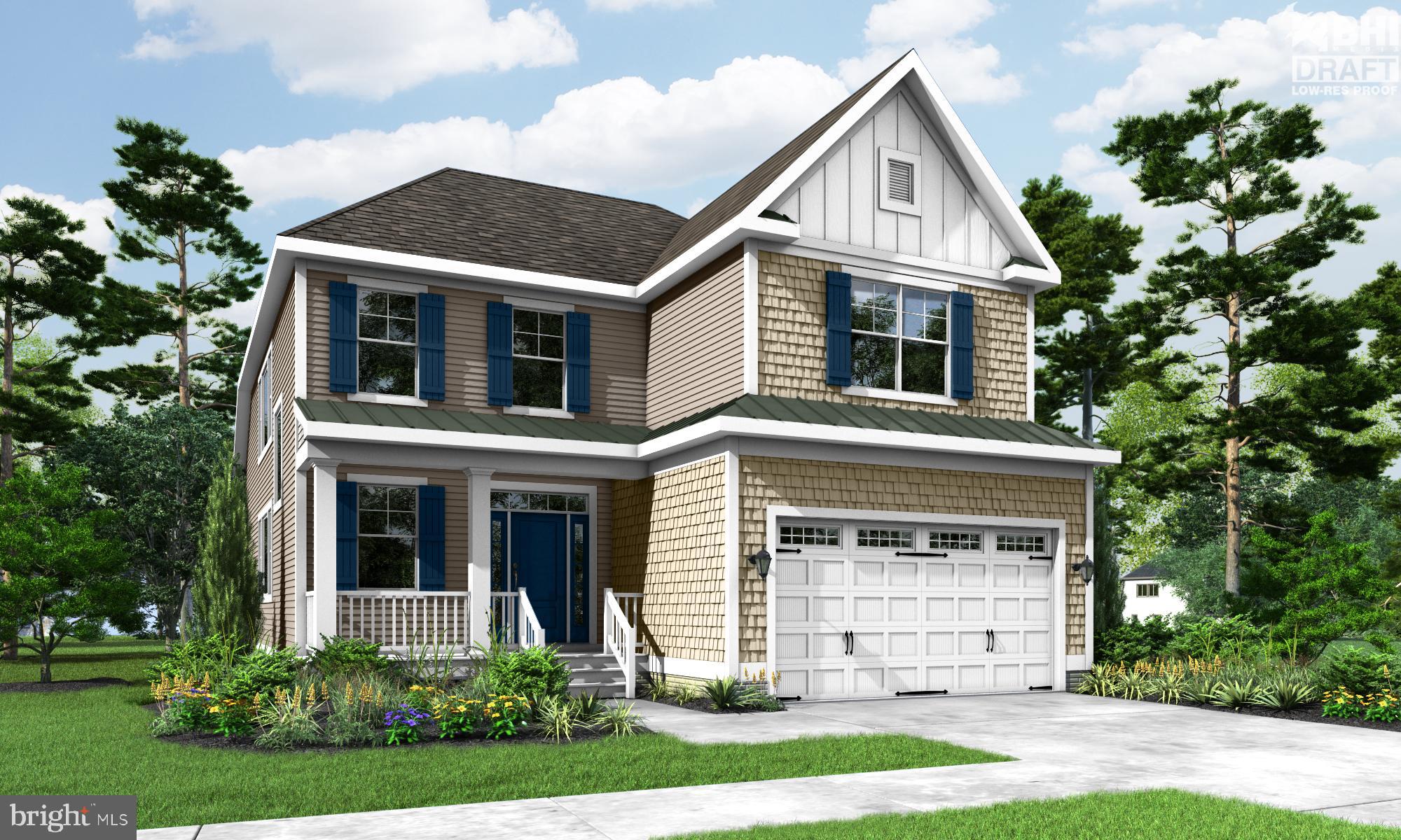 The Hadley to-be-built home at Lightship Cove is a two-level floor plan starting with 3 bedrooms
and 2.5 bathrooms. The primary suite is located on the first floor, with two additional bedrooms
and a loft upstairs. The home offers the ability to finish an additional bedroom on the second
floor or keep the space as unfinished storage. Additional features include a Professional
Kitchen, second owner’s suite, screened porch, courtyard, and more.

Lightship Cove is a thoughtfully planned coastal community just off Fisher Road in Milton,
Delaware. The community offers a small community feel with only 97 homesites, surrounded by
permanently preserved farmland. The community is located 9 miles from downtown Rehoboth, 6
miles from downtown Lewes, and 7 miles from charming downtown Milton.

Lightship Cove features The Beacon amenity, offering an outdoor pool with cabanas, outdoor
pickleball courts, a sun ledge, tot lot, crab shack, and walking trail. HOA is $166 per month and
includes garbage and recycling, all community amenities, snow removal on streets, and
common area maintenance.