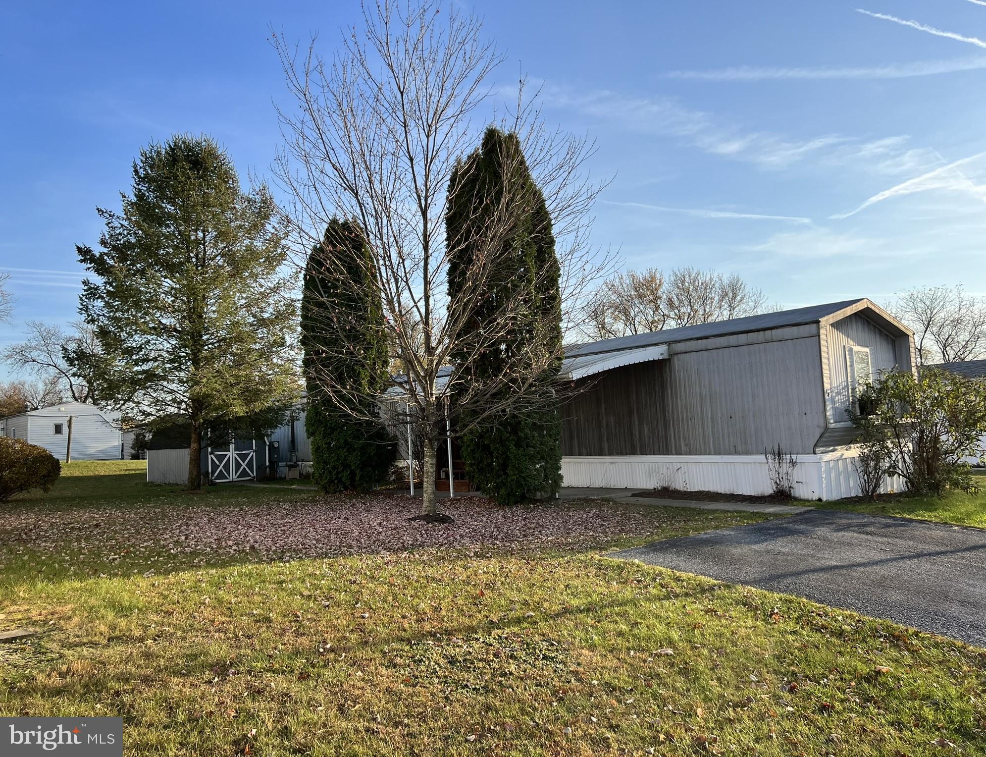Beautiful park surrounded by farmland near Rock Lititz! Plateau Village is an OVER 55 AGE-RESTRICTED COMMUNITY. Spacious 3 bedroom, 2 bath Singlewide with over 1,100 SF of 1st floor living . All appliances and shed conveys to new owner. Monthly lot rent includes water, sewer, trash, and snow removal on streets. One small dog or cat under 30 lbs. is allowed. All occupants must be park approved.