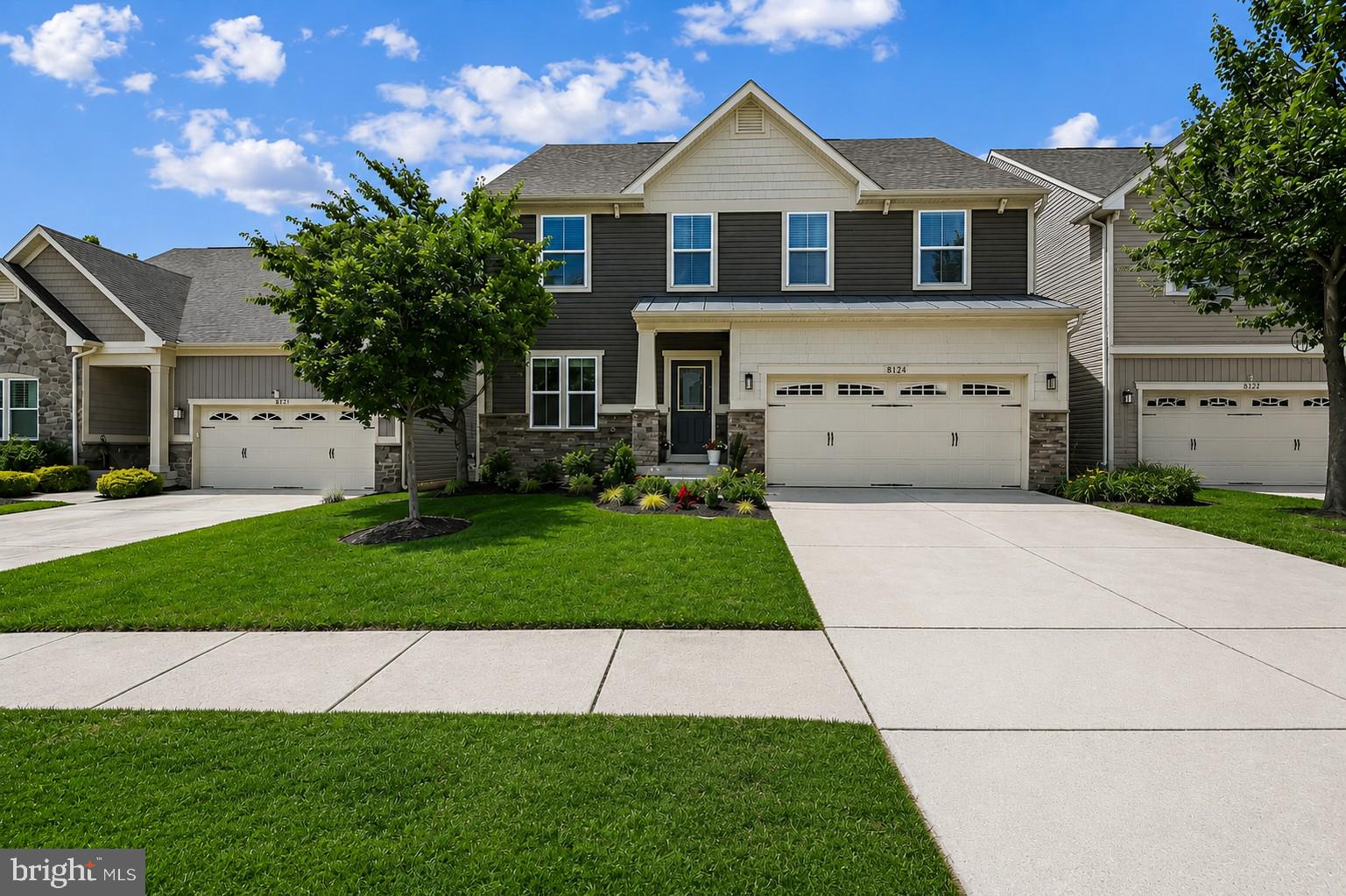 Like-new and impeccably maintained, this stunning single-family home offers the perfect blend of space, style, and modern luxury. Featuring 4 spacious bedrooms, 3 full bathrooms, and 1 half bath, the thoughtfully designed floor plan provides comfortable living and exceptional functionality for today's lifestyle.

At the heart of the home, the beautifully appointed kitchen showcases elegant quartz countertops and a stunning waterfall-edge island, creating the perfect space for gathering, entertaining, and everyday living. The spacious great room is anchored by a cozy fireplace, while a second fireplace in the primary bedroom creates a private retreat perfect for relaxing at the end of the day.

The fully finished basement, complete with a full bathroom, provides exceptional flexibility and is ideal for a recreation room, home theater, fitness area, home office, or private guest suite.

Nestled on a quiet circle with only one entrance and exit, this home offers a peaceful setting with minimal traffic—perfect for outdoor recreation, evening walks, bike rides, and neighborhood gatherings. Step outside to a fully fenced backyard featuring a beautiful patio, creating the ideal space for entertaining, outdoor dining, or simply enjoying the outdoors in privacy.

An attached garage, modern finishes, and meticulous upkeep throughout make this home truly move-in ready. Combining luxury finishes, versatile living spaces, and an exceptional location, this home delivers the lifestyle today's buyers are seeking both inside and out.