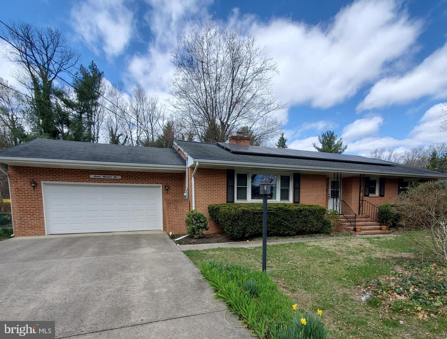 PRICED TO SELL !!  - Well Maintained but some updating  needed - to make it your own. This 3 Bedroom - 1 1/2  Bath  Brick Rancher has just become available due to owner relocationg out of state .  This home offers Solar Panels on Roof, Updated Windows, Gutter Guard System, Full Unfinished Basement with Sump Pumps, Oversize Garage,  Spacious Living Room with Fireplace, 25 x15  Year Round Sun Room with Heat & A/C, 24 x 14 Covered Patio, &  Fenced Rear Yard with 10 x 12 Storage Shed.  The Sun Room off the Kitchen could be a perfect area for  Relaxing with Familly or Friends, or just Watching TV.  Hardwood Flooring in Dining Room  & Living Room, Hallway & Bedrooms Carpeted over Hardwood Flooring .  Located in a highly sought after well established neighborhhood, on a delightful quiet street with "well cared for" homes  - the only difference is this one is "For Sale" !  Situated on a half acre lot with mature trees and landscaping less than 2 blocks from War Memorial Park - Pool, Minature Golf, Playground, Picnic Areas.  Minutes from Shopping, Schools, Hospital,  Train Station & I - 81.  Easy to Show!