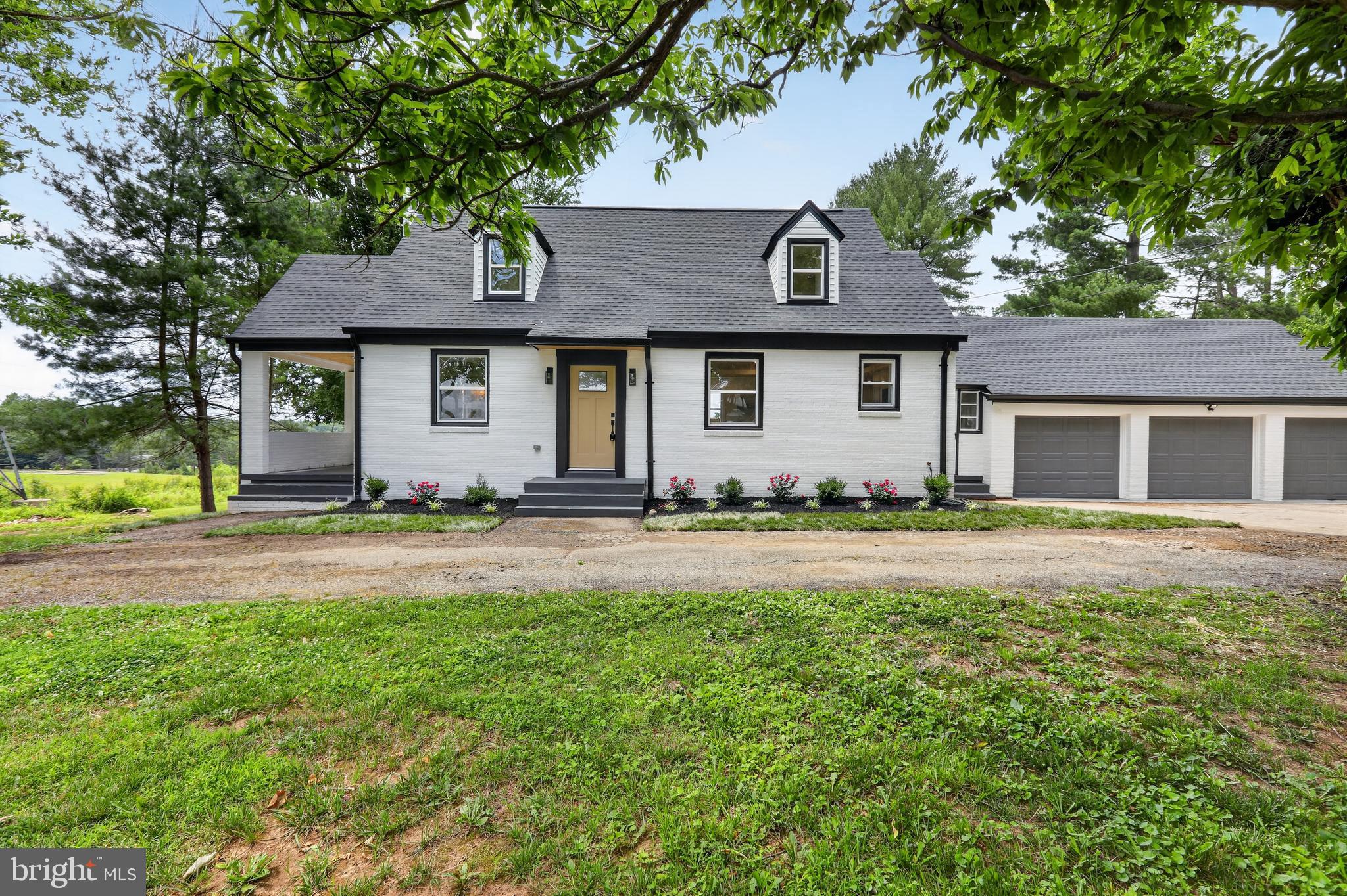 Welcome to this charming all-brick Cape Cod nestled on a beautiful one-acre lot in the heart of Brinklow. This spacious home features 4 bedrooms, 3.5 bathrooms, and a finished walkout basement, offering generous living space for the whole family. The main level welcomes you with comfortable living areas, a main level primary bedroom with ensuite bathroom and a convenient half bath as well, while upstairs you will find well-appointed bedrooms served by a full bathroom. The finished walkout basement provides excellent additional square footage including a bedroom and full bath with direct rear access to the expansive backyard, perfect for entertaining or everyday living. Outside, a spacious 3-car attached garage and large circular driveway offer ample parking for family, guests, and more. Set on 1.04 acres of picturesque land with beautiful views, this property is served by Sherwood Elementary, Farquhar Middle, and Sherwood High School. Enjoy the peace and privacy of rural Montgomery County living while still being just minutes from Olney, Sandy Spring, and an easy commute to D.C. via New Hampshire Avenue (MD 650) or the ICC (I-200).