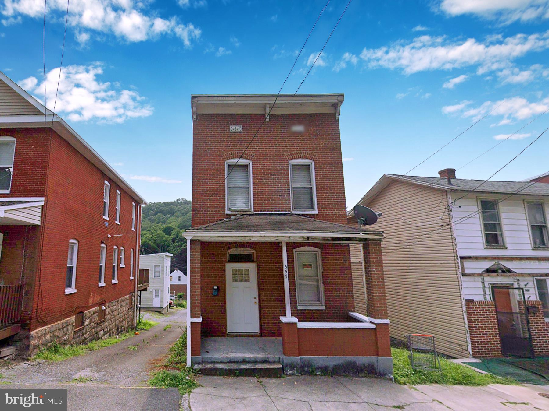 ONLINE AUCTION: Bidding begins 11/13/2023 @ 10:00 AM. Bidding ends 11/15/2023 @ 7:30 PM. List Price is Suggested Opening Bid. 2 Story Porch-Front Home located in the Cumberland, Maryland. Residents can enjoy the nearby attractions such as Cumberland Shopping Center, Western Maryland Scenic Railroad, Constitution Park, UPMC Western Maryland Hospital, & Willis Mountain State Park. Easy Access to Major Traffic Artery Route 68 (National Fwy). Occupancy Status is Unknown. Deposit: $5,000.