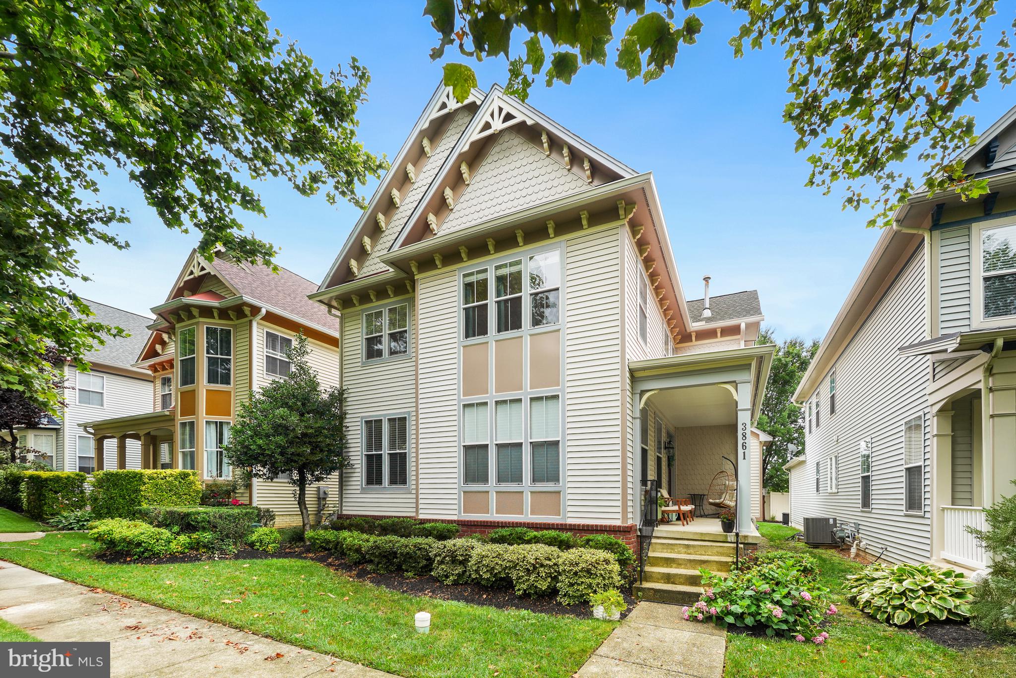 Welcome to this beautifully maintained Victorian home in the highly sought-after Highlands of Urbana, a boutique community known for its charming streets, top-rated schools, and exceptional convenience. Ideally located near shopping, dining, parks, and major commuter routes, including the MARC Train, this home is just approximately 7 miles from vibrant Downtown Frederick.Offering 4 bedrooms, 2 full baths, 2 half baths, and a 2-car attached garage, this spacious home features an open floor plan designed for comfortable living and entertaining. The main level showcases hardwood floors, elegant formal living and dining rooms, a generous family room off the kitchen, and a convenient serving area connecting the kitchen to the dining room. The gourmet kitchen is a chef's dream, featuring stainless steel appliances, a double wall oven, gas cooktop, oversized center island, and a large pantry. A main-level laundry room adds everyday convenience. The finished lower level offers a bright recreation room along with flexible bonus space ideal for a home office, gym, hobby room, or guest area. Additional storage and utility rooms provide plenty of extra space, and a bathroom rough-in is already in place for future expansion. Enjoy outdoor living from the welcoming front porch or entertain guests on the backyard patio. Recent updates include a new HVAC system, water heater, kitchen cabinet hardware, and blinds, all installed in 2025, plus new gutters in 2026, providing added value and peace of mind. Beautifully updated and exceptionally well maintained, this gem also offers outstanding potential for future customization and expansion. Don't miss the opportunity to make this exceptional Highlands of Urbana home your own!