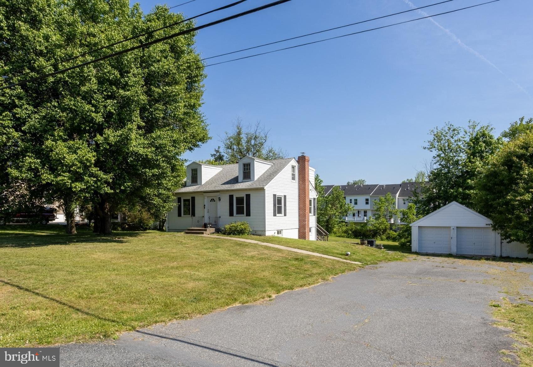 Welcome home to this spacious Cape Cod situated on nearly an acre in convenient Aberdeen! Offering  4 bedrooms, 1 full bath, and 2 half baths, this well-maintained home provides plenty of room for everyday living, entertaining, or working from home. The traditional floor plan features two entry-level bedrooms, spacious living and dining areas, and a bright kitchen complete with stainless steel appliances. Replacement windows, insulated doors, and ceiling fans add comfort and efficiency throughout.

The finished lower level offers additional living space perfect for a family room, office, playroom, or gym, while the unfinished area provides excellent storage. Outside, enjoy the expansive front, side, and rear yards with endless possibilities for gardening, recreation, or outdoor gatherings. A detached 2-car garage with additional storage, asphalt driveway, and ample parking complete the package.

Conveniently located just minutes from I-95, shopping, dining, and commuter routes, this property combines space, flexibility, and accessibility — all with no HOA!

Property is being sold AS-IS.