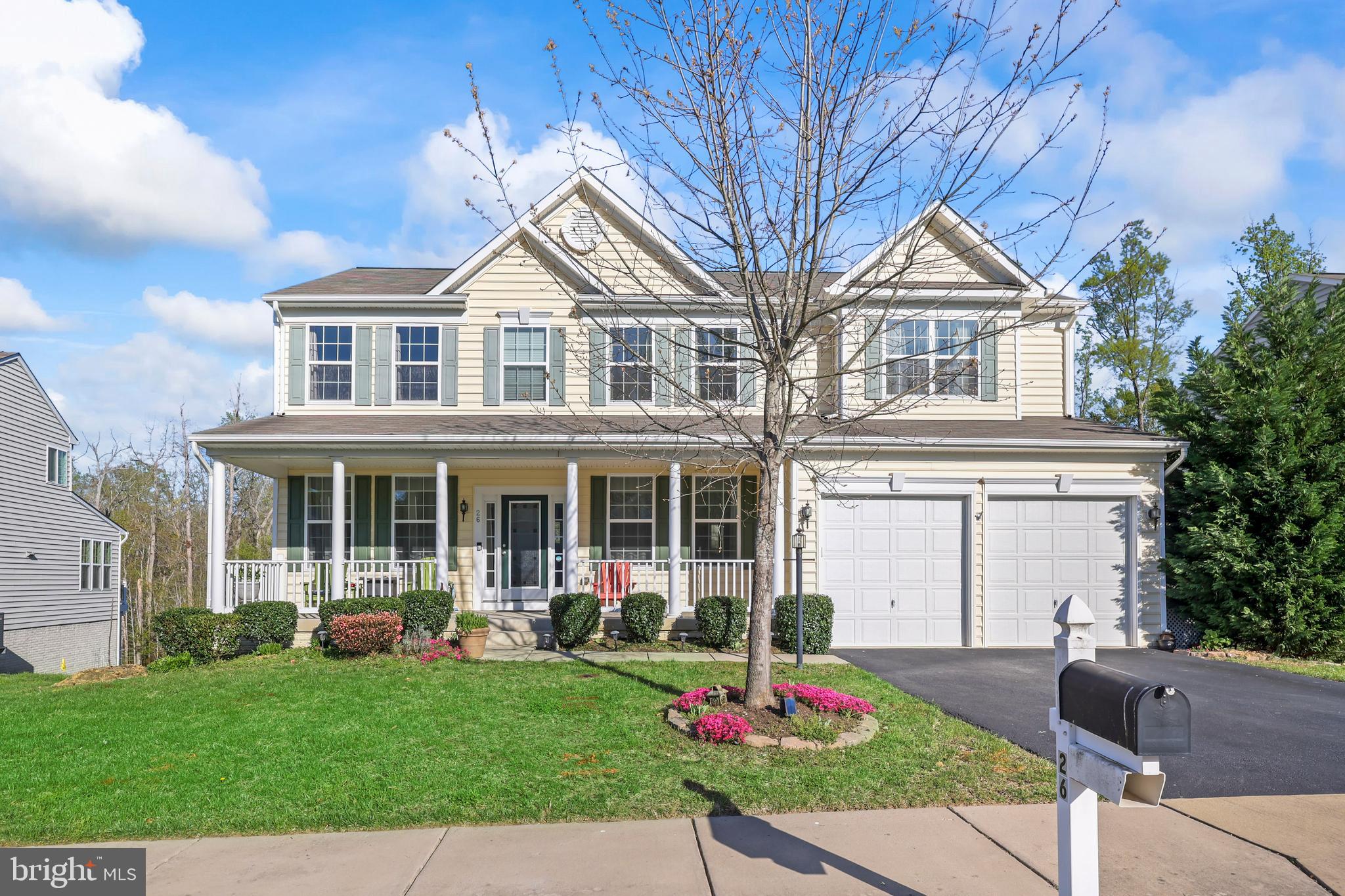 Welcome home to this beautifully maintained Colonial located in the desirable Leeland Station community of Fredericksburg. This home offers a bright and open layout filled with natural light, featuring a bright and airy two-story living room with a cozy gas fireplace. The gourmet kitchen is a chef’s dream with a center island, gas cooking, stainless steel appliances, walk-in pantry, and an adjacent morning room—perfect for your morning coffee. A bonus room on the main level offers the ideal space for a home office or playroom, while the formal dining room is perfect for entertaining. Upstairs, you'll find four spacious bedrooms, including a luxurious primary suite with a large en-suite bath, dual sink vanity, walk-in shower, and soaking tub. The finished basement provides abundant additional living space to suit your needs. Step outside to a large deck overlooking the backyard—perfect for relaxing or hosting guests. Don't miss your chance to own this gem in a prime location—schedule your tour today!