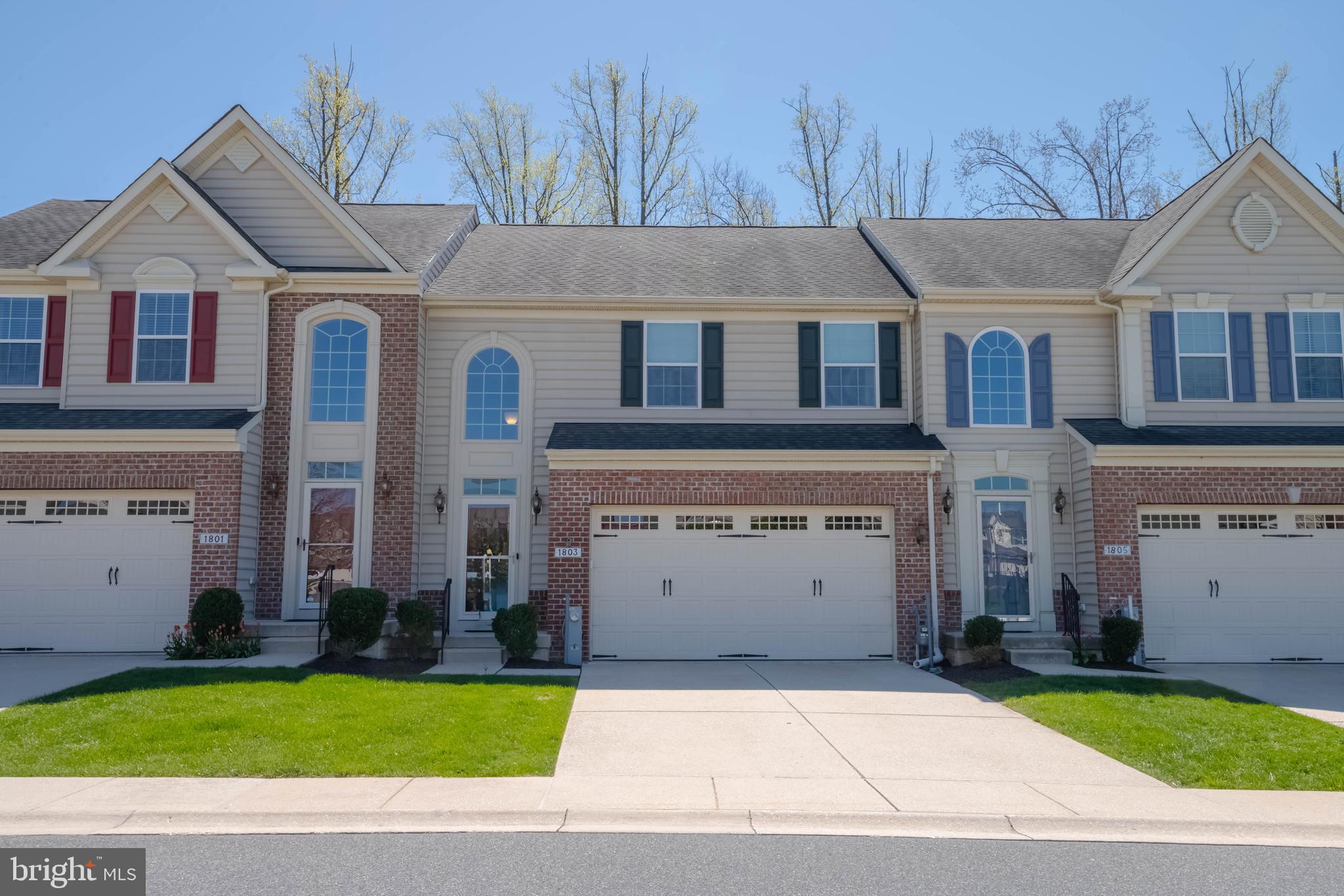 Open House is canceled, home is under contract. Welcome to your dream home at 1803 Exton Drive. ,  This beautiful Colonial-style townhouse, built in 2011, offers a warm and inviting atmosphere with 2,432 sq. ft of living space in addition to a lower level finished recreations room  . The open floor plan has spacious rooms.  
The family room  is perfect for entertaining or enjoying quiet evenings at home. The interior features are truly exceptional, including elegant crown moldings, recessed lighting, and beautiful wood floors. The kitchen is a chef's delight, equipped with modern appliances such as a gas range, dishwasher, and refrigerator, along with ample table space for casual dining. The main level also boasts a convenient entry-level primary bedroom and a luxurious primary bath with a walk-in shower. The upper level features 2 additional bedrooms with a full bath, a bonus room that can be used for crafting or office and a multi purpose area.   The lower level has a large recreation room just waiting for the next party. Step outside to enjoy the community amenities, including a  outdoor pool, clubhouse, and exercise room, all designed to enhance your lifestyle. With an attached garage and lighted parking. The property also includes essential services like lawn care, snow removal, and trash collection, allowing you to focus on what truly matters. This home is not just a place to live; it's a lifestyle choice that offers comfort, community, and convenience. Don’t miss the opportunity to make this inviting space your own!
