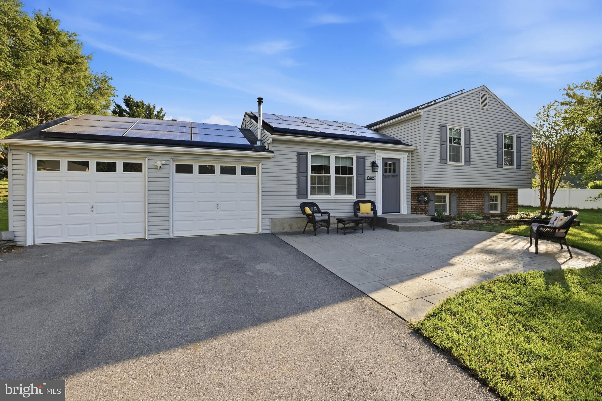Check out the video of this new listing in Damascus – A Sweepstakes Community Gem! Don’t miss this rare opportunity to own a beautifully updated single-family home in the highly sought-after Sweepstakes community with NO HOA! This meticulously maintained split-level home offers the perfect blend of comfort, style, and value, and is move-in ready with brand-new carpet and fresh paint throughout. Highlights include: 3 spacious bedrooms, 2.5 bathrooms, private primary suite featuring a custom cedar closet and a rare balcony—(perfect spot for morning coffee), fully renovated hall bathroom (May 2026), bright and airy open-concept kitchen and living area filled with natural light from two large skylights, kitchen with a massive island, ideal for cooking and entertaining. The sliding glass door leads to the large deck complete with a hot tub, perfect for relaxing evenings or hosting guests. Lower level includes the spacious family room, convenient half bath, laundry area, and walk-out access to backyard.  Additional perks: oversized two-car garage with extra storage space, large shed for tools, bikes, and outdoor equipment, energy-efficient pellet stove and solar panels. Enjoy nearby access to scenic trails at Magruder Branch Stream Valley Park, plus convenient commuter routes to Frederick, Germantown, and Bethesda. Homes like this don’t come along often—schedule your private showing today!