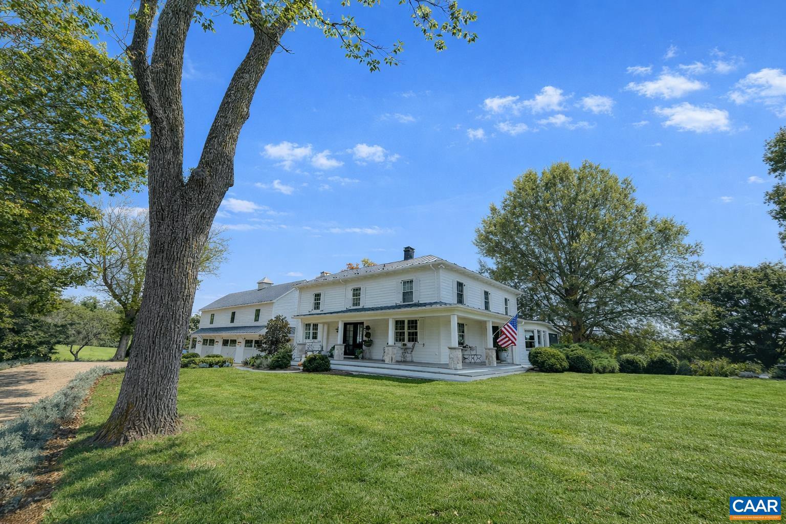 This is a beautiful country estate offering privacy, charm, and exceptional amenities. The 19th-century farmhouse was renovated in a comprehensive, to-the-studs transformation that incorporated high-end materials and exceptional craftsmanship. There is a spectacular new party barn featuring a basketball court, gym, theater, bunk room, and bar. The property consists of 30+ acres with sweeping pastoral views and five development rights. The picture-perfect pool, front and back porches, and thoughtfully designed hardscaping invite relaxation and enjoyment of the terrific setting.,Marble Counter,Wood Cabinets