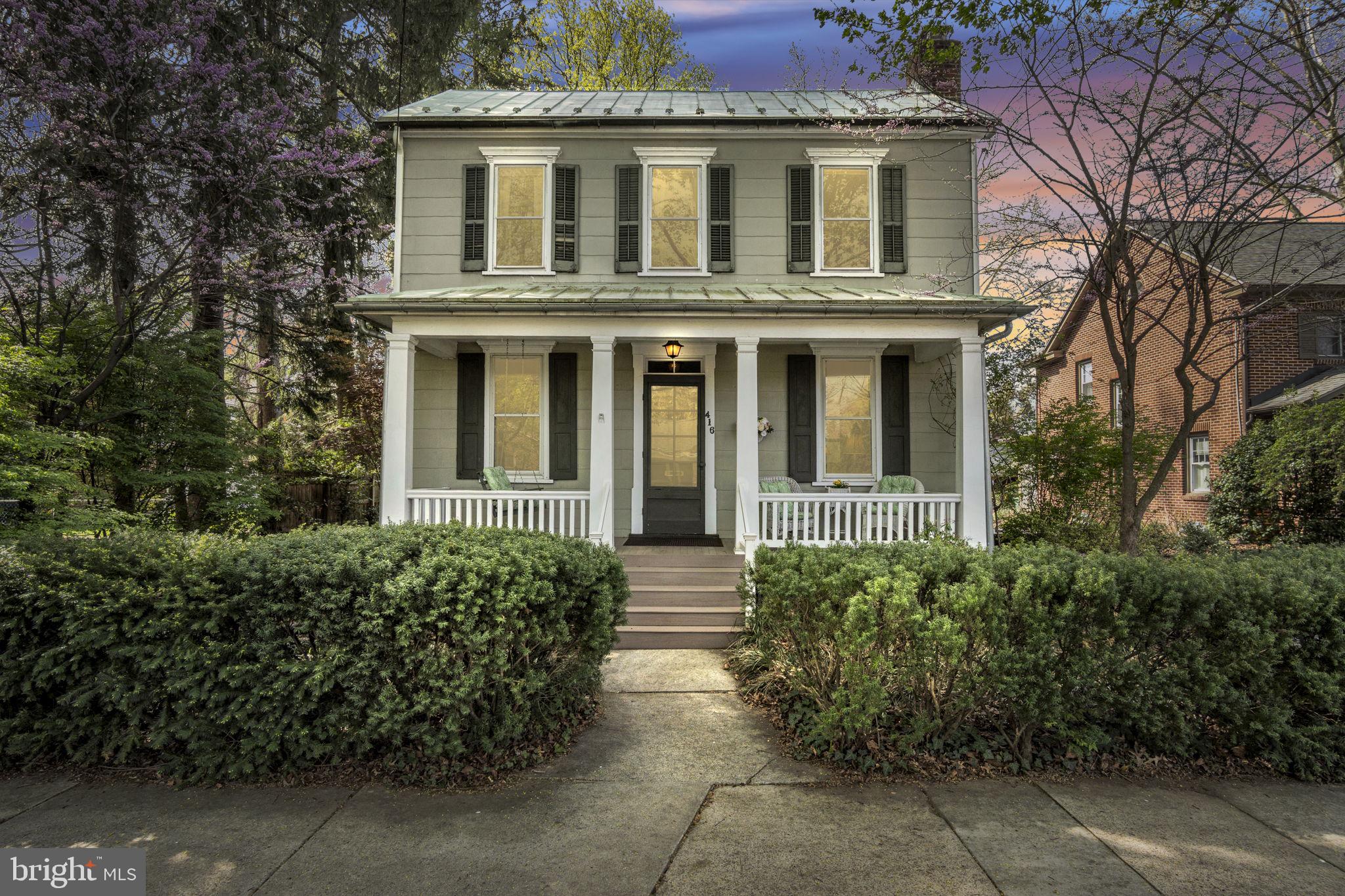 Nestled in the sought-after Old Mooreland neighborhood, this lovingly maintained property is filled with charm, warmth, and timeless character—it truly feels like home the moment you step inside. Ideally located in one of Carlisle’s most desirable areas, you’ll enjoy easy walkability to downtown, the college, and access to Mooreland Park.

Imagine relaxing on the spacious front porch, overlooking a picturesque tree-lined street on a quiet evening. Inside, you’re welcomed by a generous living room featuring beautiful hardwood floors, a cozy wood burning fireplace, and elegant built-ins. The living space flows seamlessly into an open kitchen and dining area—perfect for everyday living and entertaining.

Just off the dining room, a large bright family room with a gas stove offers additional space to gather and unwind.  The main level also includes a versatile bedroom or home office with an attached full bath. Upstairs, you’ll find three additional bedrooms and another full bath, each room offering their own unique charm and comfortable space.

Step outside from the family room into a beautifully landscaped backyard retreat. The paver patio overlooks Mooreland Park, creating a peaceful, private setting with a hidden garden feel—perfect for relaxing or entertaining.

HOME AND SHED BEING SOLD AS IS