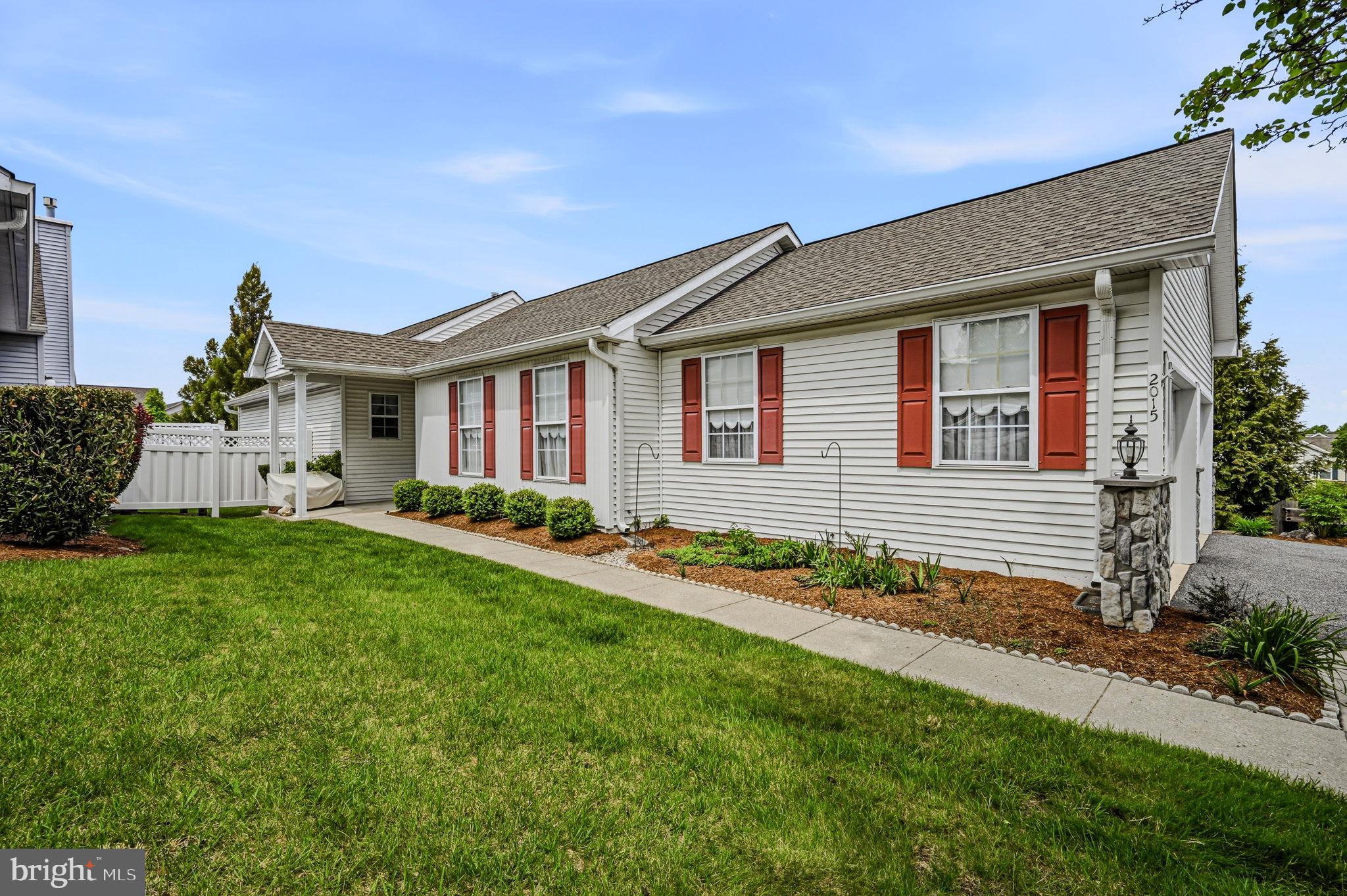 Welcome to this spacious ranch home in one of the area's most sought after active adult communities!  This Adams model is situated at the end of the cul-de-sac and is conveniently located within walking distance to the clubhouse.  As you enter into the open foyer, you'll notice the large Great Room which offers flexibility for living and dining space. 9 foot ceilings and tall windows bring in so much natural light! The spacious kitchen offers plenty of cabinetry and opens seamlessly to the family room and screened‑in porch—perfect for relaxed indoor‑outdoor living! You'll also notice that the screened in porch offers a lovely view!   A generously sized primary bedroom offers 2 separate closets and a private bath with double sink vanity, shower and oversized linen closet. The second bedroom opens into another full bath that also has a door to the hall, offering convenience for guests. The bedrooms are located one on each end of the home, allowing for privacy when needed.  The main floor laundry room includes a large utility sink. Downstairs the large unfinished basement awaits your vision--maybe you need a home office, maybe another TV room, maybe just extra storage. But let's talk about what brings people to Fox Hill Farm--the lifestyle!  No more grass cutting or snow shoveling!  And the clubhouse offers so much!  There are walking trails, an indoor and outdoor pool, tennis courts, bocce courts, pickleball courts, gym, craft room, billiard room with dart board, meeting room and library!  Close proximity to tax free DE shopping, Wegmans, Whole Foods, Costco and restaurants. Not far from West Chester and a short drive to the Philadelphia airport.  This home is ready for the next owner to make it their own!