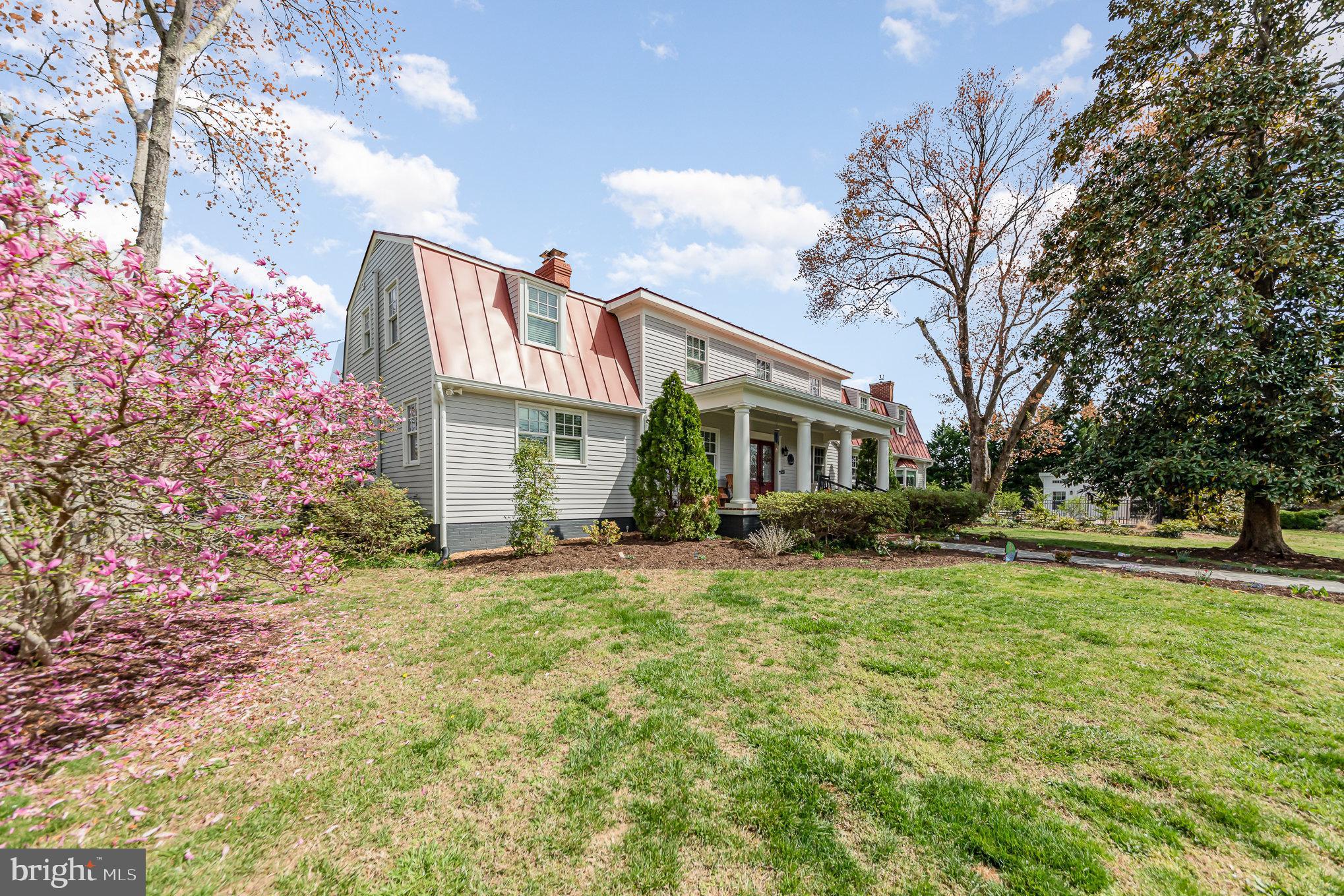 Ready to be blown away by this rare 22405 gem!? Located in the sought after subdivision of Woodlawn, this property has the benefits of proximity without an HOA. It is rare to find a quintessential farmhouse with a barn capable of housing horses, 5 acres of bliss, and a pool and hot tub that is this close to EVERYTHING! Before stepping inside this beautiful home you will be amazed at the amount of privacy and space you have to let your imagination soar. Room to garden, a separate detached gym and second story flex space, a barn with horse stalls, and fruit trees lining the property. Oh, and invisible fencing for Fido! Inside you will find 5 bedrooms, 4.5 baths, two living rooms, an office, separate dining and a massive bar room. On the main level off the entry way, a private in-law suite awaits with its own bedroom, bathroom, and living space. The farmhouse style kitchen allows for plenty of room for storage, cooking and eat-in dining. On the main level you can find a formal dining room that passes through to the second sunken living room with beautiful brick flooring and half bath. Beyond this living den, there is a screened in porch, back stairwell upstairs, and another massive room where you can find a wet bar, second fridge and hang out space. Upstairs you will find 2 spacious bedrooms with a jack and jill, one bedroom with a private bath, and your primary bedroom/bath combo that has been beautifully remodeled with heated flooring and bluetooth hookups. Did I mention storage already? Because this house has it! In the basement, the owners have built in a small canning kitchen allowing you to preserve all the fruits from the property's trees. Out back, the saltwater pool has been fitted with a new concrete shell. The pool is surrounded with stamped concrete evening LED lighting. The owners have put in over 50k in landscape lighting throughout the property. I should also mention that inside the home features an aroma 360 whole house scent diffuser which allows for whatever scent you like to flow freely through the space. All major items have been cared for diligently and replaced so your only concern is when to move in! Schedule your showings today!