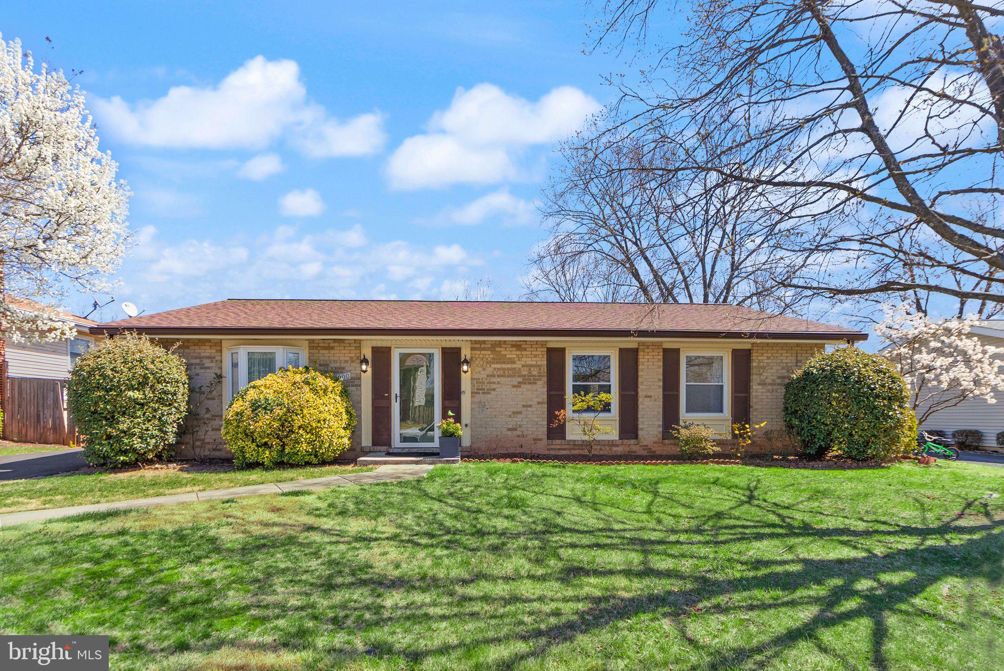 Welcome to this charming and beautifully updated one-level home in the heart of Sterling, VA! Featuring 3 bedrooms and 2 full bathrooms, this home offers an open floor plan filled with natural light throughout. The inviting living area boasts a stunning fireplace with a stone wall, creating a cozy yet elegant atmosphere. The modern kitchen is a chef’s dream, complete with wonderful appliances, a stylish backsplash, new granite countertops, upgraded cabinets, and fresh paint. Step outside to your gorgeous outdoor living area, perfect for entertaining or simply relaxing in your private oasis. Don't miss the opportunity to own this stunning home—schedule a showing today!
