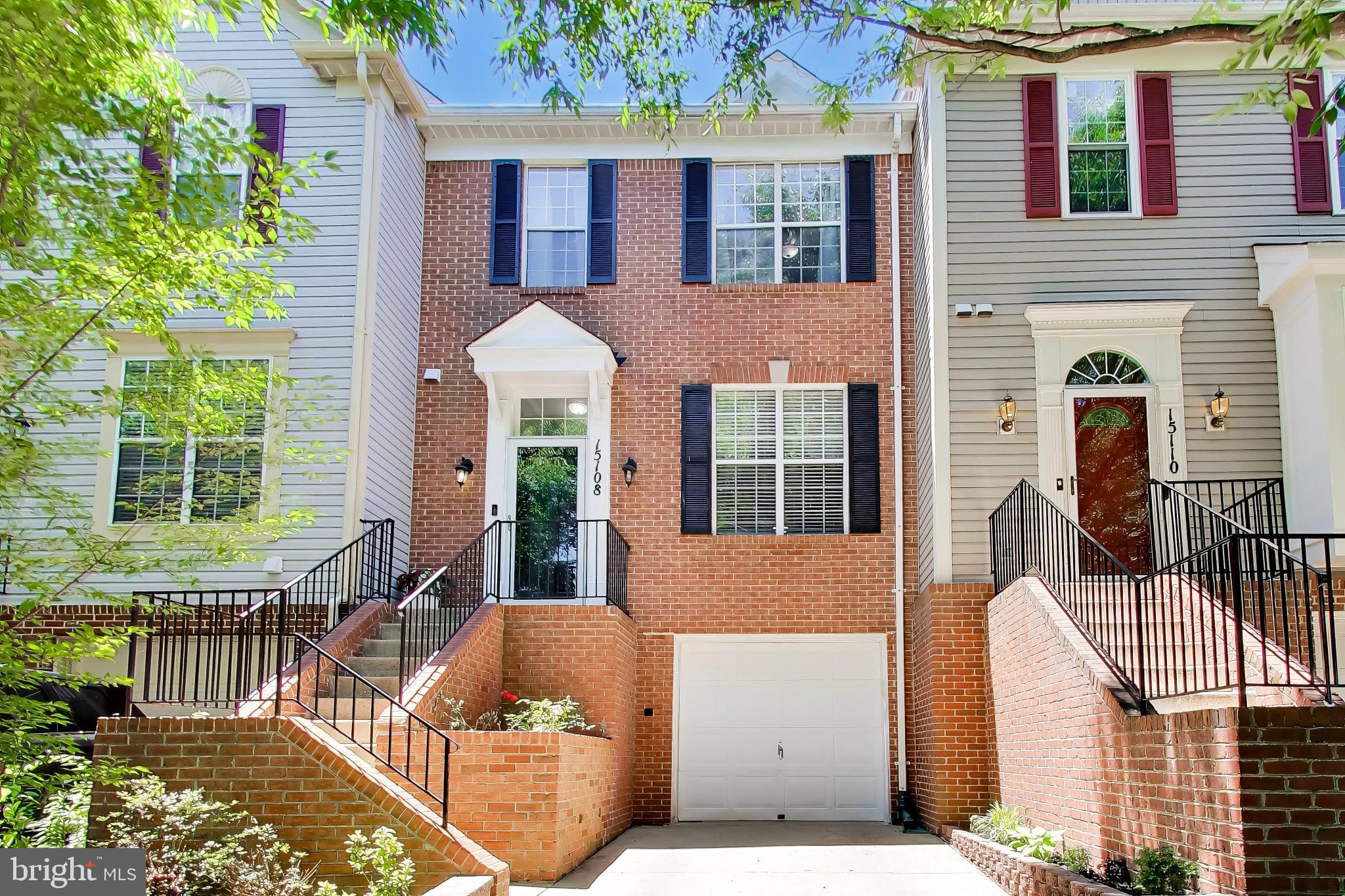 Come see this beautiful garage townhouse in the popular Longmead Crossing community! All floors have been updated with a light-colored luxury vinyl plank. The kitchen is very spacious with added cabinets, granite counters, stainless appliances, an island, large dining area, and a sliding door to the sizable deck. The combination living/dining room is at the front of the house. Upstairs you will find a huge primary bedroom with a cathedral ceiling, walk-in closet, ceiling fan, and ensuite bathroom with a soaking tub and dual vanities, plus 2 more large bedrooms (both also with ceiling fans) and a hall bath. On the lower level is a recreation room with a sliding door to a covered outdoor area, a gas fireplace, and access to the garage. Laundry is currently on the lower level, but could be moved back up to the bedroom level. Great central Mongomery County location with quick access to the ICC, Metro, the beltway, shopping, and recreation. The community has tennis courts, swimming pools, and more. Don't miss out!