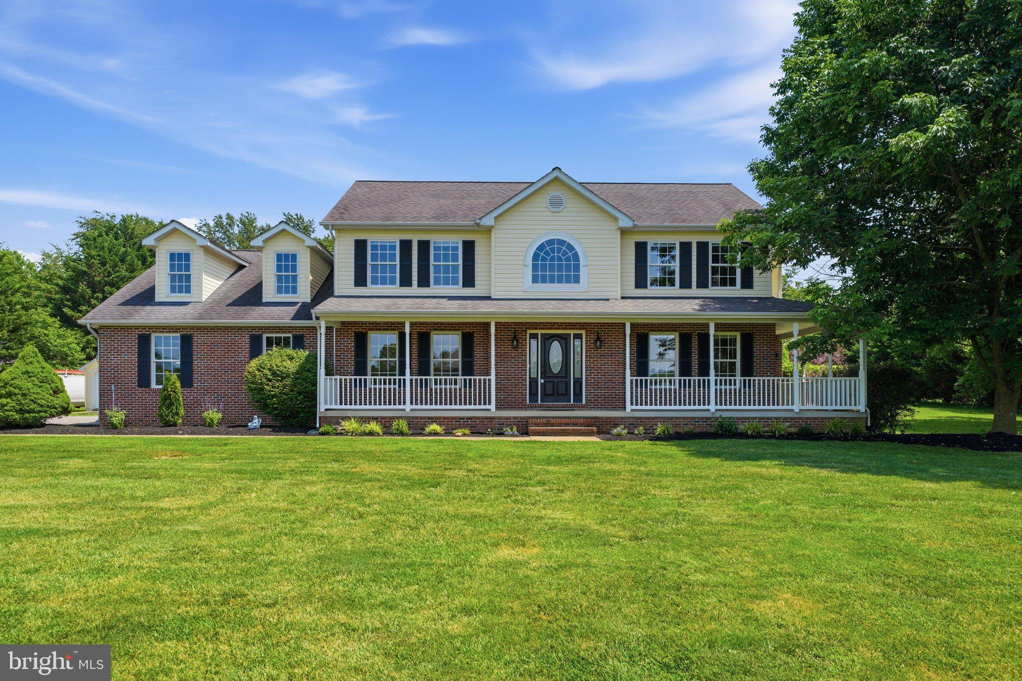 Escape to your own private backyard retreat on 1.48 picturesque acres in the sought-after Windsor Farm community. Enjoy summers by the in-ground swimming pool, relax on the charming wraparound front porch, and take in the peaceful setting with expansive lawn and mature landscaping, creating the perfect setting for outdoor living and entertaining.

Whether you're hosting family gatherings, relaxing poolside, or simply enjoying the peaceful surroundings, this home was designed for making lasting memories.

Inside, this beautifully maintained, custom built and thoughtfully updated colonial offers over 4,400 square feet of finished living space designed for comfortable everyday living and effortless entertaining. Fresh interior paint, updated base molding, refinished hardwood floors, and beautifully renovated bathrooms create a warm, move-in-ready atmosphere throughout. The spacious main level features formal living and dining rooms, a welcoming family room, and a light-filled kitchen featuring granite countertops, stainless steel appliances, a stylish glass tile backsplash, a center island, and views of the backyard.

Upstairs, you'll find four generously sized bedrooms, including a spacious primary suite, plus a finished bonus room over the three-car garage—perfect for a home office, playroom, fitness room, or hobby space.

The finished lower level offers exceptional flexibility with a full bathroom, plumbing already in place for a future kitchenette, and abundant space for recreation, entertaining, or multigenerational living.

Additional highlights include a new HVAC system (2023), refinished hardwood flooring, fresh paint and updated trim throughout, a three-car garage, and solar panels designed to help reduce monthly energy costs.

Conveniently located with easy access to major commuter routes and just a short drive to Frederick, Hagerstown, and Leesburg, Virginia, this exceptional property offers the perfect combination of space, updates, convenience, and lifestyle.

Don't miss this exceptional opportunity to own one of Windsor Farm's finest homes. Schedule your private showing today and experience everything this remarkable property has to offer!