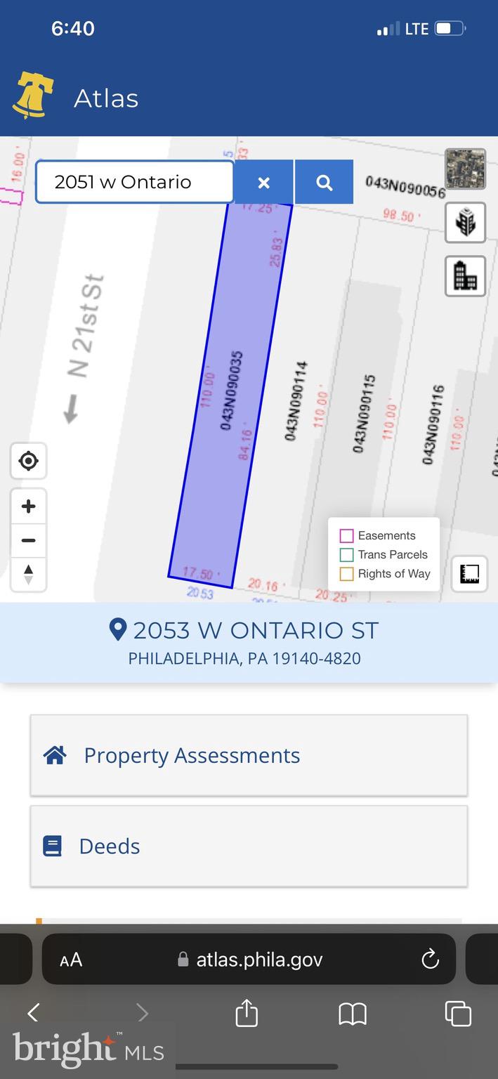 17.50x110 corne4 lot that is to be sold with 2051 w Ontario that is also listed for sale.