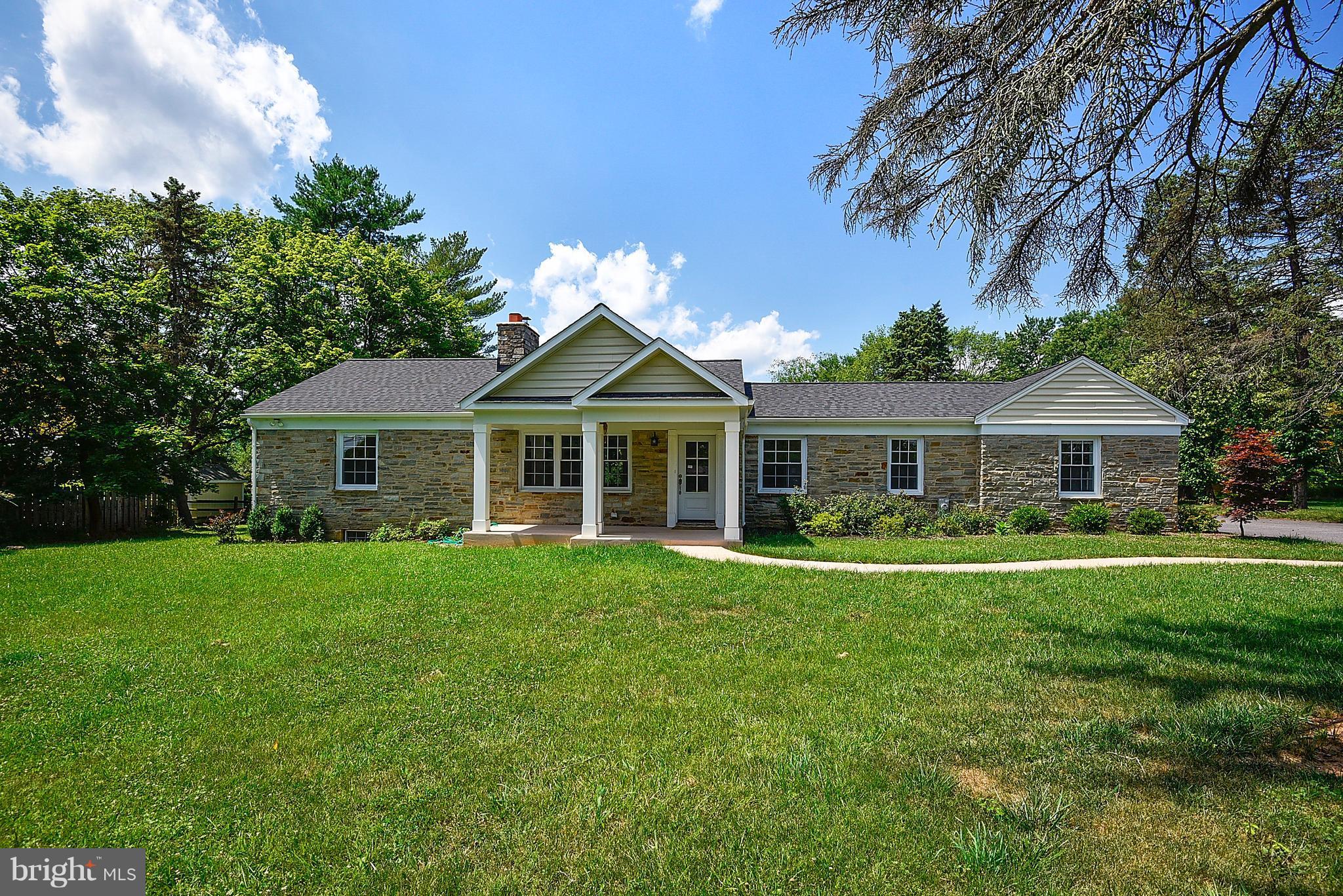 Move-in Ready Rancher in Convenient Cockeysville! 4BR 3BA COMPLETE REMODEL! Open Floor Plan, MasterBR w/Vaulted Ceiling and Bath, New Windows and Roof, New HDWD Floors,Gourmet Kitchen w/Granite&SS Appliances, Open Living Area with Stone FP.  Finished Lower Level With Great Living Space+Separate Bedroom&Full Bath, Storage&Laundry Rm, Fantastic Landscaped Level Back Yard, New Spacious 2-Car Garage!
