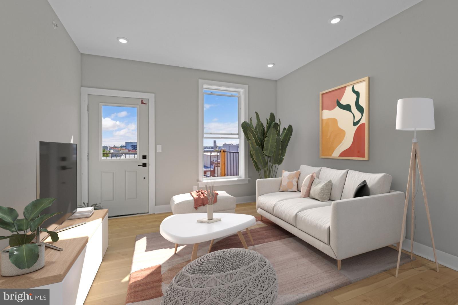 Available NOW | Leasing Special: 1 MONTH FREE on a 13 month lease and tenants pay net effective rent $1,408/month. (Gross rent is $1,525/month).

Welcome to the Wagon House at 1935 N 2nd St! This remarkable, new construction building offers 13 thoughtfully designed residential units and 1 large commercial space on the ground floor. Each residential unit boasts contemporary elegance and exquisite features to enhance your living experience, while the spacious layouts ensure ample room for relaxation and entertainment. Unit #404 is a 1 bedroom / 1 bathroom apartment on the 4th floor with a private balcony for relaxing in the warmer months! Enjoy the perfect blend of style and functionality with hardwood floors, recessed lighting, and gorgeous fixtures throughout. Stay cool and comfortable year-round with the energy-efficient mini-split air conditioning systems, ensuring personalized climate control. In-unit laundry adds to your peace of mind while the floor-to-ceiling windows flood the space with natural light, creating a bright and airy atmosphere. From well-appointed kitchens with sleek high-end appliances to luxurious bathrooms with impeccable tiling, every detail has been carefully considered. Don't miss the opportunity to make this exceptional unit your new home!

Please note that photos & video tour are from a similar unit within the building; exact layouts & finishes may vary.

About The Neighborhood:

Located in the Olde Kensington neighborhood of Philadelphia. Close proximity to Fishtown, Center City, and Temple University. Neighborhood parks in the area include Cruz Playground, Dendy Recreation Center, and Columbia Field. Public transportation options are nearby, as well as I-95 and I-676 for an easy commute. Walkable to Sunflower Philly, Human Robot, Luna Cafe, Stateside Vodka, ReAnimator Coffee, Hook & Master, and TONS more!

Lease Terms:

Generally, first month, last month, and one month security deposit due at, or prior to, lease signing. Other terms may be required by Landlord. $55 application fee per applicant. Pets are conditional on owner's approval and may require an additional fee and/or monthly pet rent, if accepted. (Generally, $500/dog and $250/cat, and/or monthly pet rent). Tenants responsible for: electricity, cable/internet, and a $35/month flat water fee. Landlord Requirements: Applicants to make 3x the monthly rent in verifiable net income, credit history to be considered (i.e. no active collections), no evictions within the past 4 years, and must have a verifiable rental history with on-time rental payments. No history of violent or dangerous crimes, or those of crimen falsi, which resulted in a conviction. Exceptions to this criteria may exist under the law and will be considered.