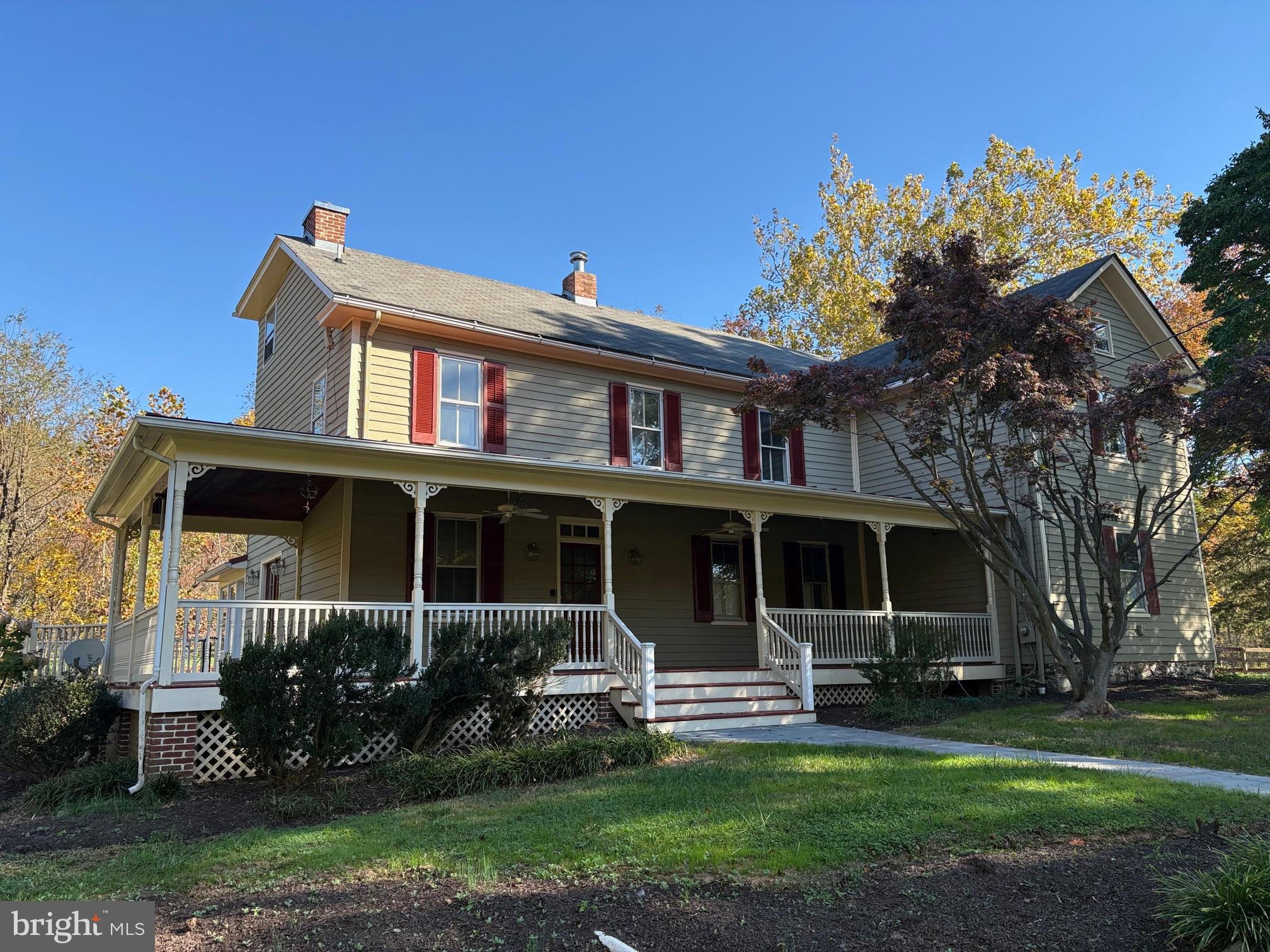 First offering of this Montgomery County Gem on 28.5 acres in the renown Agricultual Reserve.   Lovingly restored  this 1850's 4 bedroom, 3 full bathroom farmhouse is a step back in Montgomery County's history.  Referred to as the Darby Miller's House and Mill site.  Spacious kitchen with large center island with French doors to the all weather sun room addition.   The exterior and interior of the home was recently painted.  Refinished wood floors on the first level with the original staircase leading you to the second level.  Large bedrooms with wood floors, multiple windows providing light and views of the property.   Spacious laundry room on the second level plus a back staircase to the main level hall.   The third level is finished providing even more space and storage.   A beautiful wraparound porch is great for entertaining and enjoying the wonders of nature that the property offers.  The house is sited for privacy and overlooks the woods and pastures.  A small storage barn, pool and pool house add to the ambiance.  The beautiful woods with steam is perfect for hiking and nature walking .  Room for horses and livestock and is close to the Epic Trails,  equestrian facilities,  Black Hills Park, local wineries and breweries.  Convenient commuting location and nearby MARC Train Station.  All this plus the property is located in the award winning **Poolesville School District**.   Properties like this are rarely available.