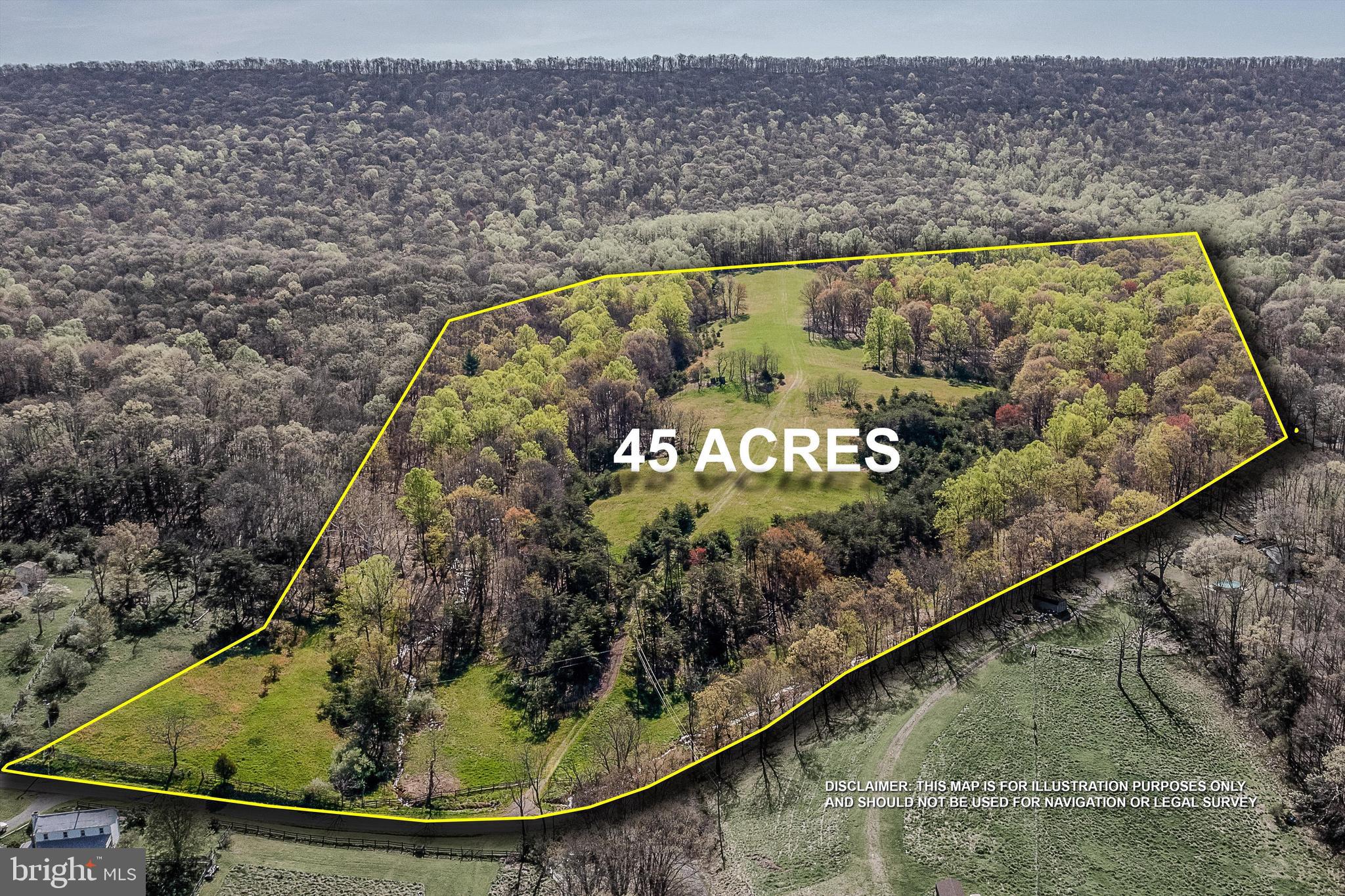 44.995 acres of picturesque unrestricted land featuring expansive open meadows, lush trees, and captivating westerly views. This parcel offers ample space for many uses, whether it's building your dream home, creating a hunting retreat, or farming the land.  Additional 84 acre lot adjoining Sleepy Creek Wildlife Management Area is also available. Call your agent today to request an appointment to see this truly special property!