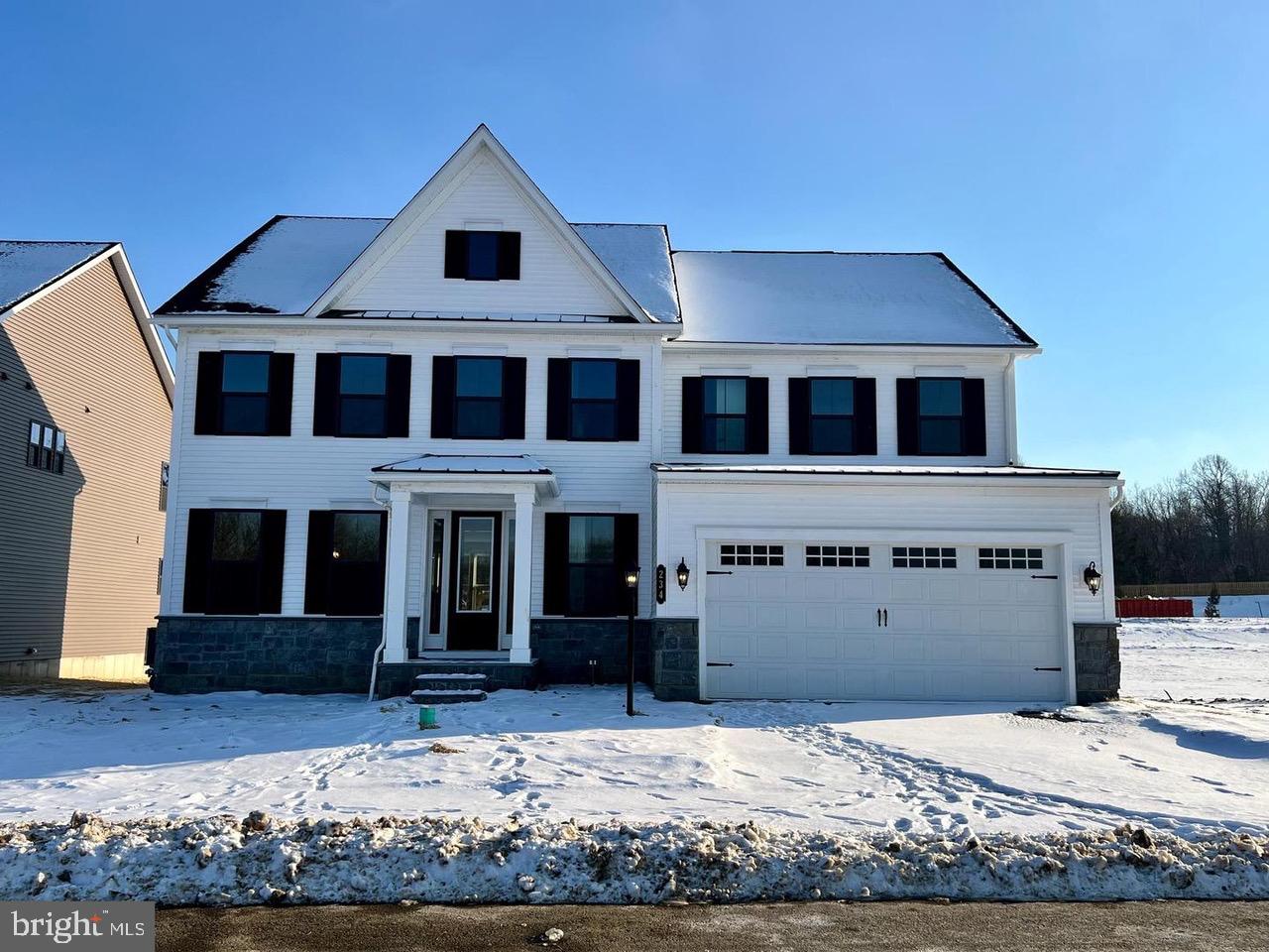 Move-in ready! A brand-new deck is set to be installed soon, enhancing the outdoor living space.
This brand-new single-family home is nestled in the highly sought-after Exton Walk community, right in the heart of Exton close to train station and Exton Square Mall. The Lisbon model seamlessly blends contemporary design with timeless craftsmanship. Step into the inviting foyer, leading to a spacious open floor plan. Gather in the family room, which flows into the gourmet kitchen featuring a walk-in pantry and a large island. 
The main floor also includes a bedroom and a full bath, offering flexibility for guests or multi-generational living.
Upstairs, four generously sized bedrooms boast walk-in closets and private bath access. The luxurious owner's suite offers dual walk-in closets and a spa-like double vanity bath.
The fully finished basement adds even more versatility, featuring a private in-law suite with a bedroom, full bath, and additional living space—perfect for extended family or guests.