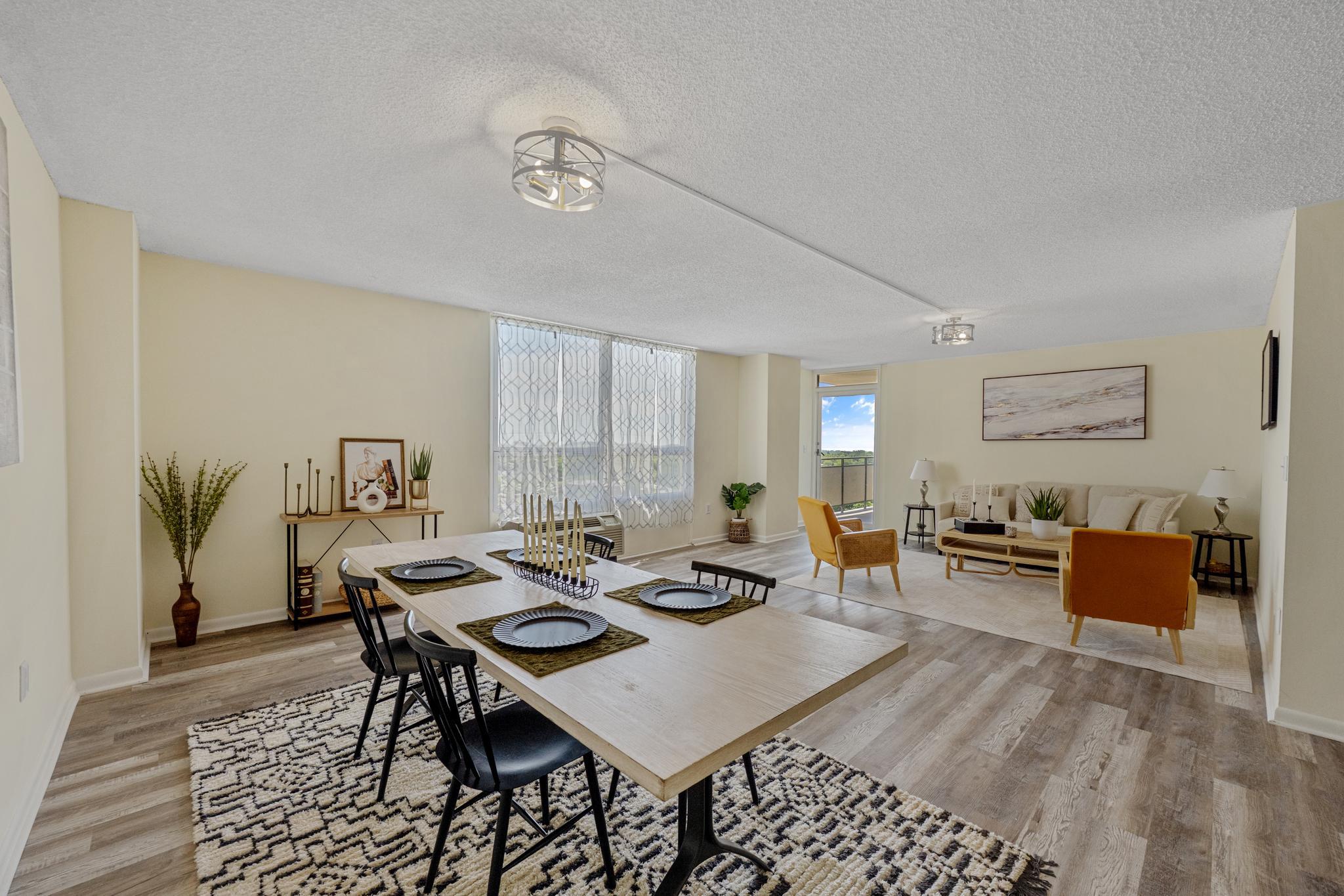Experience elevated living at 205 E Joppa Road in the heart of Towson. This stunning 2-bedroom, 2-bathroom residence on the 15th floor offers breathtaking panoramic views and an unbeatable location close to Towson Town Center, Towson University, dining, shopping, and major commuter routes.

Inside, you’ll find a bright and spacious layout filled with natural light from oversized windows that showcase the incredible skyline views. The open living and dining areas create the perfect space for relaxing or entertaining, while the generously sized bedrooms provide comfort and privacy. The primary suite features its own private bath, adding convenience and functionality to this well-designed home.

Residents enjoy an exceptional array of amenities including an outdoor swimming pool, recreation and party rooms, meeting room, reading room, beauty salon, common grounds, concierge services, answering service, elevator access, extra storage, reserved/assigned parking with 2 spots, and secure building access with 24-hour security. The building also features recently updated common areas and a beautifully renovated lobby, adding a fresh, modern feel and enhancing the overall living experience.

Association fees include Electricity, Water, trash removal, A/C unit(s), HVAC service, alarm system, common area maintenance, custodial services, exterior building maintenance, lawn care and maintenance, management, parking fee, pool access, reserve funds, road maintenance, sewer, snow removal, offering exceptional value and truly low-maintenance living.

Don’t miss out on Towson living at its finest!