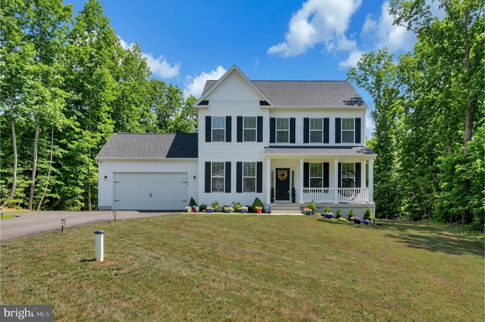 Shows like a MODEL HOME! On Over 1.3 ACRES! Welcome to a LAKE ANNA/ Water Community! Much sought after White FENCED Wyndemere! Where elevated design meets the Lake Anna lifestyle. This like-new 2024 residence on the public side offers a striking presence, refined finishes, TONS OF UPGRADES! , 3 Marinas & and a boat launch/ access to the water! Gorgeous, 4 bedroom, 2 1/2 bath w 2 car garage, UPGRADED 3 dimensional roof! Carriage style Gar door, FRONT PORCH for swinging!  Crown molding/chair rail, board & baton detail! Upgraded two-tone paint!  Featuring  Designer Kitchen, w/oversized quartz countertops, backsplash, beautifully crafted cabinetry with soft-close detail, recessed lighting, walk-in pantry w/barn door! Seamless flow into the dining and living spaces. Enjoy beautiful Sun/Morning room w/cathedral ceiling! Ceiling fan! Overhead lights/bedrooms!   French drs to 1st floor Prof Office. Wide luxury plank flooring extends across the main level, bringing a sense of strength, continuity, and timeless appeal. Appx 2500 soft above w/ appx 1100 unfinished below. The Great Room is anchored by a WALL FIREPLACE  and framed by natural light, creating a space that feels both inviting and substantial. The owner’s suite delivers a true retreat—generous in size and thoughtfully appointed. The en-suite bath features dual walk-in closets, double vanities, a soaking tub, and a custom-tiled shower. Every element is finished with care while offering a clean, versatile backdrop ready for your personal style. Additional bedrooms provide flexibility for a variety of uses; all finished with the same elevated attention to detail. Outdoors, the amazing 20x20  UPGRADED COMPOSITE SUN-DECK  w/ VINYL RAILINGS  expands your living space—ideal for ENTERTAINING/hosting, dining, or unwinding. The huge 1.3 ACRE yard offers room to enjoy, while the unfinished basement creates the opportunity to expand, design, and make the space entirely your own.  Located in the Heart of " Lake Anna" with WATER ACCESS this home offers a rare blend of like-new construction, refined style, and everyday . Alternative Septic. Beautiful. Lot! White fencing community, waterfront picnic area,  GOLF. CARTS are welcome!  Schedule your private showing today, Some Virtual Staging.  COMCAST/XFINITY Hi speed AVAIL!  LAKE ANNA ACCESS! MOVE IN READY! Click to view VIDEO TOUR! BRING YOUR BOAT!