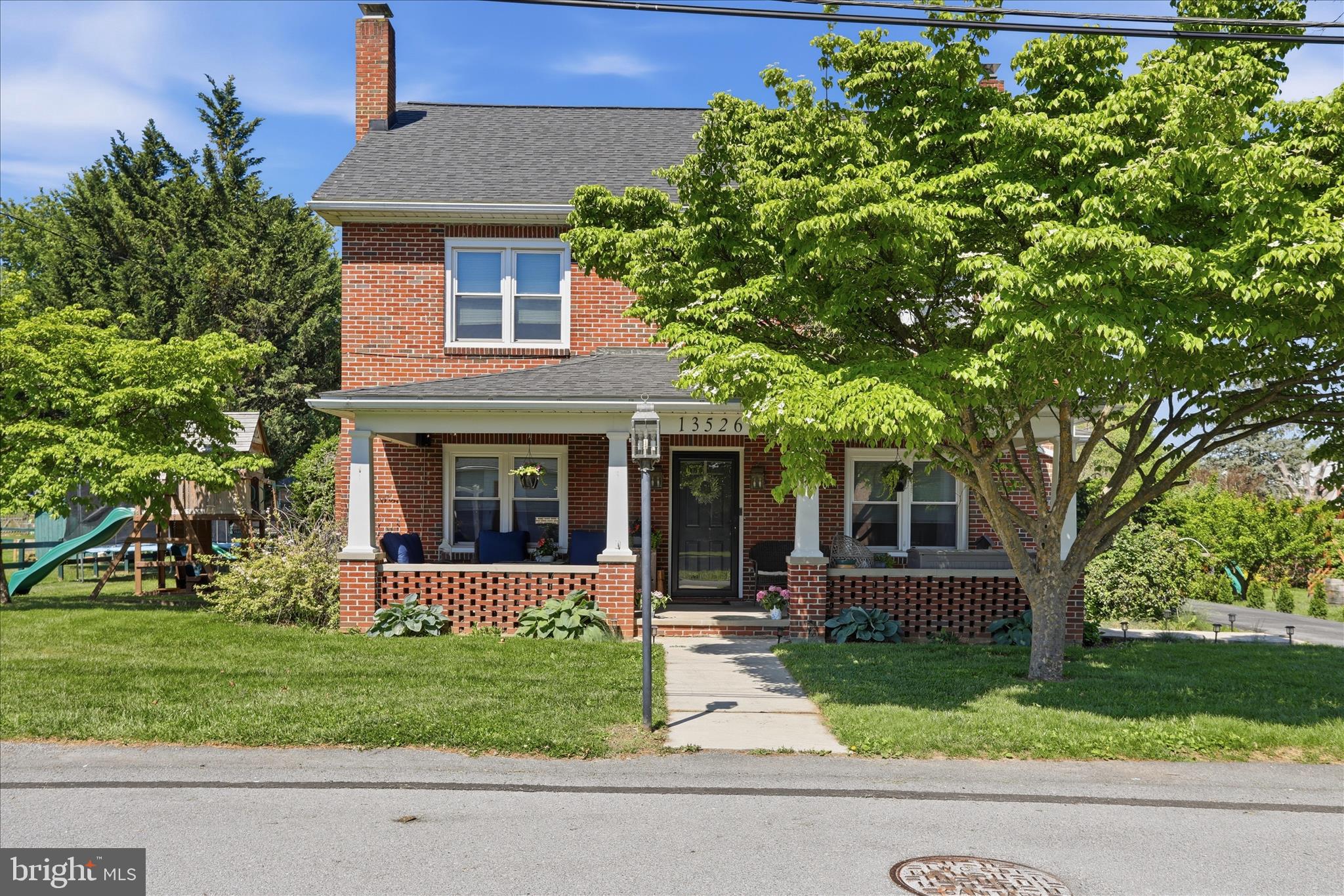 Charming and full of character, this spacious 4-bedroom, 2-bath home offers a unique blend of classic charm, functional space, and thoughtful updates. Situated on a beautiful lot in a convenient Hagerstown location, the property features a large 2-car garage with additional carriage/event space offering endless possibilities for hobbies, entertaining, storage, workshop use, or creative flex space.

Inside, you’ll find generous living areas, a functional layout, basement space for additional storage or use, and several important updates already completed, including a remodeled kitchen, updated upstairs plumbing, replacement windows, and a newer roof.

Recent improvements include: