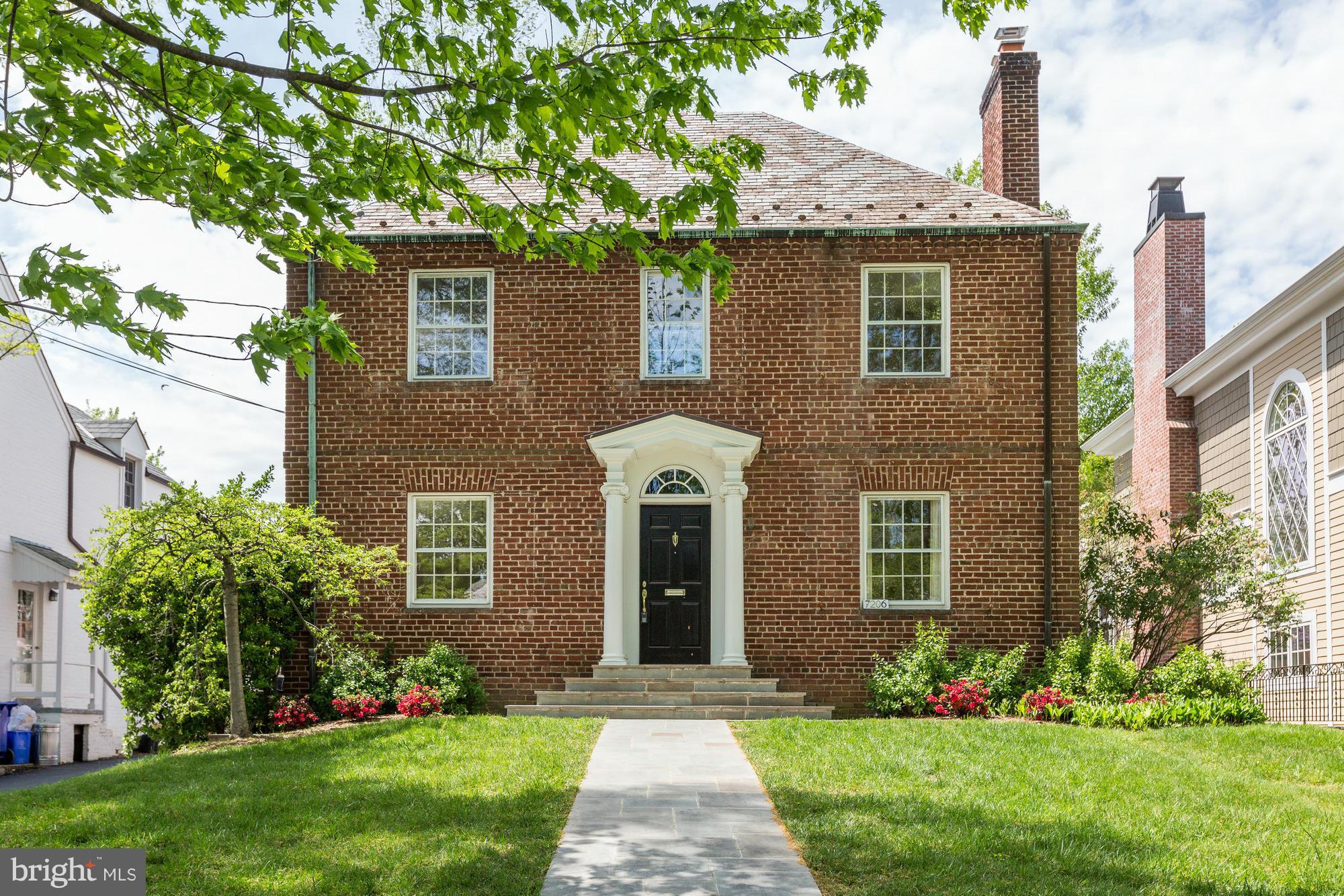 Great New Price! Beautifully renovated & expanded Edgemoor Colonial. LR w/ fpl, grand DR, gourmet kit. w/island & Bfst Rm opens to FR w/fpl. Lux Master Suite w/ sitting rm & priv. balcony. Master BR walk-in closet/4th BR option, 2 add'l BR's, Hall BA on 2nd lvl. Unfinished LL & attic- tons of potential. Deck, great yard, det.1 car gar. Steps to Edgemoor Club, METRO, Dwtn Bethesda.
