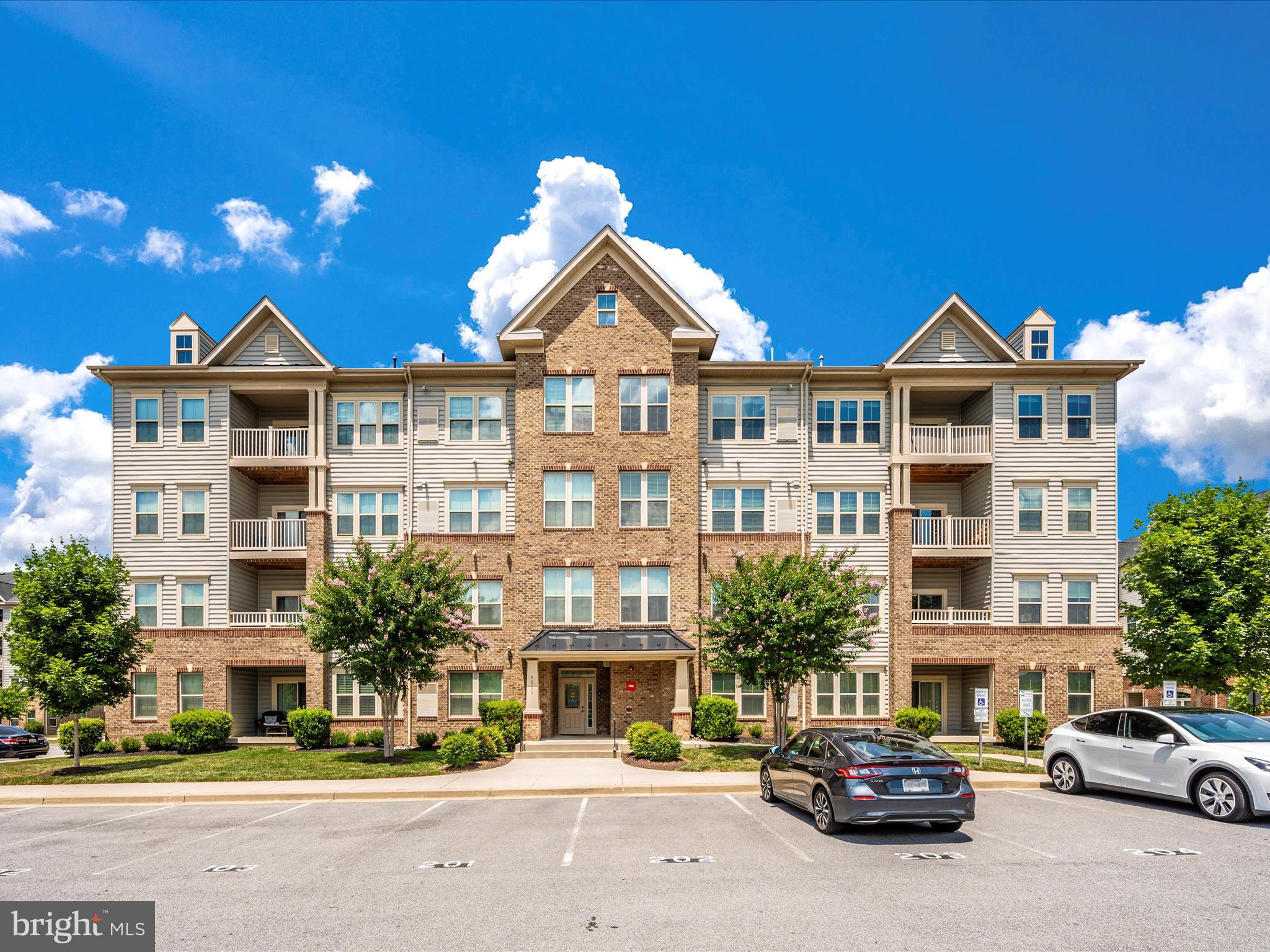 Welcome to this delightful 2-bedroom, 2-bathroom condo in the sought-after Linton at Ballenger subdivision. This unit offers a bright, open floor plan perfect for modern living. The spacious living area flows seamlessly into a contemporary kitchen, featuring granite countertops, stainless steel appliances, and ample cabinet space. New carpet throughout the entire unit. 

Enjoy the convenience of being just minutes from shops, restaurants and downtown Frederick. Commuters will appreciate the easy access to major highways, making travel to surrounding areas a breeze.

The primary bedroom features an en-suite bathroom.  Additional highlights include a private balcony, in-unit laundry, and dedicated parking. 

Experience comfort and convenience in this charming condo. Schedule your tour today and make 6501 Walcott Ln #204 your new home!