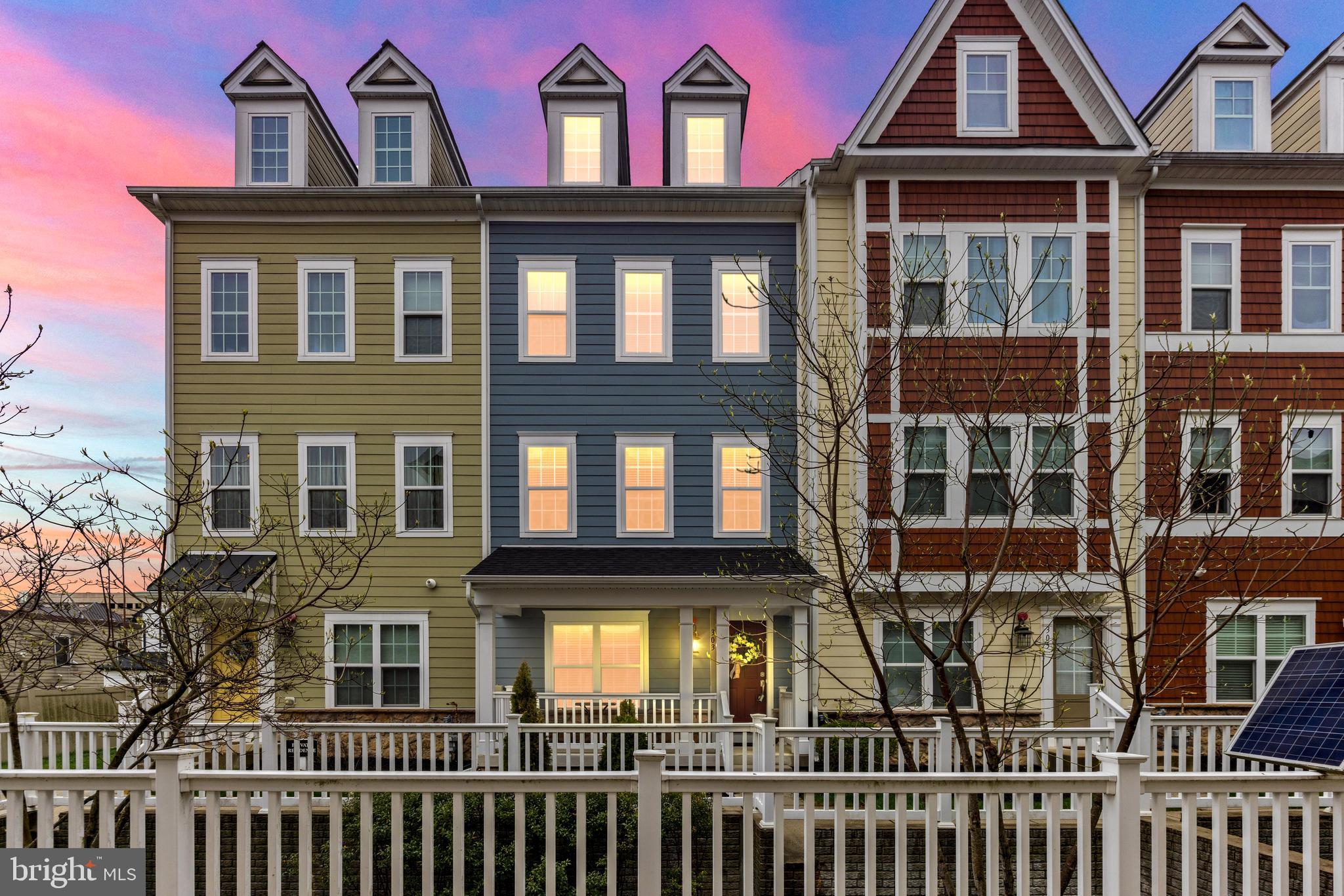Stylish 4-Level Townhome in Towson Mews – Walkable, Modern & Made for Your Lifestyle
Live at the center of it all—without the noise. This sleek and spacious 3-bedroom, 4-bath townhome in Towson Mews offers the perfect balance of urban energy and private retreat. Built in 2017 and tucked inside a quiet, tree-lined community, you’re just steps from Towson’s best coffee shops, restaurants, music, gyms, and nightlife—with a 93 Walk Score to prove it.
Inside, you’ll love the modern design and thoughtful layout across 4 finished levels. The entry floor features a flex bedroom or home office with en-suite bath and walk-in closet, plus interior access to your private 2-car garage. Head upstairs to the main living area, where you’ll find high ceilings, oversized windows, and an open-concept layout perfect for entertaining. The kitchen is a total win—with quartz countertops, a massive 9-ft island, stainless steel appliances (including a new range and microwave with air fryer capability), 42” cabinets, and not one but two pantries. It opens right into the dining and living area, with direct access to a private deck.
The third level includes a primary suite with a walk-in closet and spa-like bath (double vanity + oversized step-in shower), plus another spacious bedroom with its own full bath and another walk-in closet and laundry just down the hall. Up top, the fourth finished level offers major versatility—use it as a media room, creative studio, workout zone, or bonus guest space—and step out to the rooftop terrace for a vibe that’s all your own. Bonus: the top level has its own HVAC zone for year-round comfort.
Other highlights include luxury vinyl plank flooring throughout, recessed lighting, tall ceilings, custom molding, energy-efficient features (HERS rated), and a covered front porch that opens to green space. There are also 2 years remaining on the Baltimore County Revitalization Property tax credit and coverage under the builder’s 10-year structural warranty.
Whether you're commuting, hosting friends, or just enjoying everything downtown Towson has to offer—this home fits the way you live. Most furniture is for sale - prices negotiable.