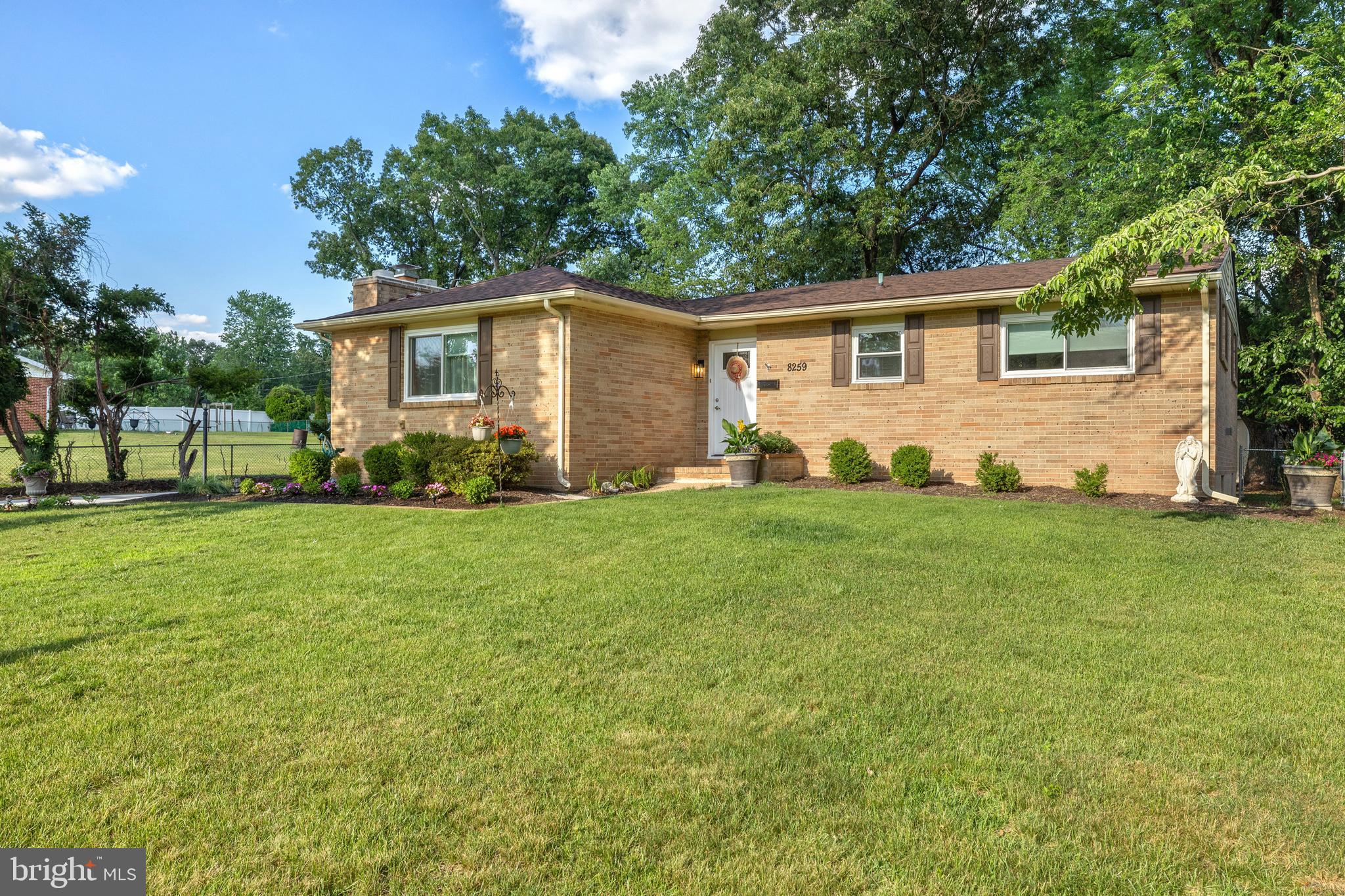 Fully renovated and move-in ready, this stunning brick rancher offers the perfect blend of modern updates and timeless character. The bright, open main level features a beautifully updated kitchen, refinished hardwood floors, spacious living areas, and a classic brick fireplace. The finished basement expands your living space with a second brick fireplace, wet bar, full bath, and flexible bonus room ideal for a home office, gym, or guest suite. Recent upgrades include all new windows, a new concrete driveway, and a custom-built wood and metal storage shed, and a built-in shaker pantry. Outside, enjoy a level backyard and patio perfect for entertaining, gardening, or relaxing. Located in Pasadena's sought-after Brookfield on the Magothy community, close to parks, waterfront amenities, shopping, dining, and major commuter routes.