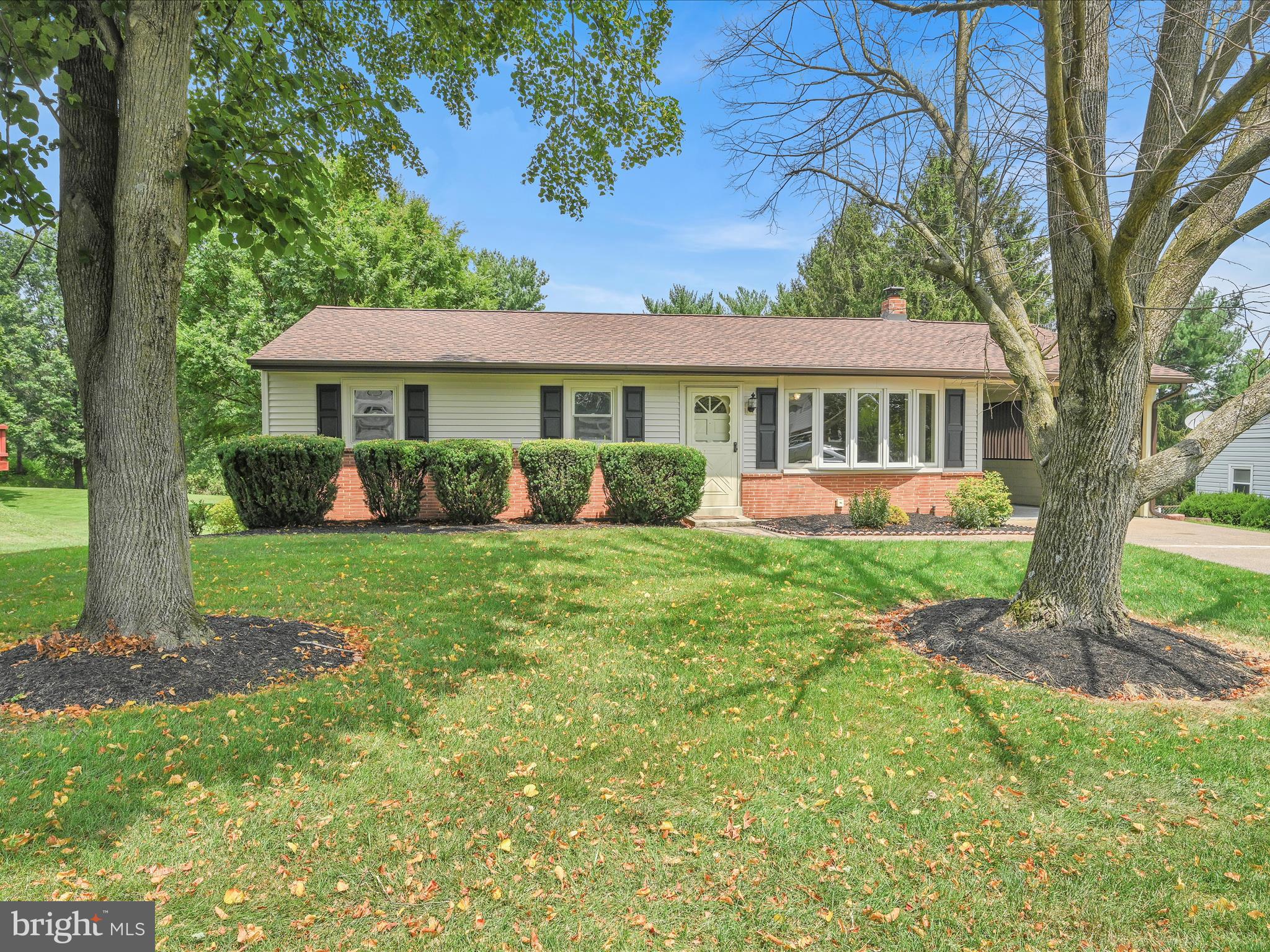 This charming rancher offers one story living with 3 bedrooms and 1 full bathroom. Immaculately kept home with only 1 owner. Great location....10 mins to the PA turnpike, 10 mins to Penn State Medical Center, 15 mins to the Harrisburg Airport, 15 mins to Harrisburg Amtrak Station. Large living room with lots of natural light coming in the casement windows. Eat-in kitchen with all appliances included. One of the bedrooms is set-up with washer/dryer hookup, but if buyers wish, there is another hookup in the basement. Large finished rec room in the basement, perfect for the holidays & entertaining. Additional finished room in the basement that could be used as a 4th bedroom. Plenty of storage room in the unfinished basement area, including workshop and mechanical area. Walk-out to the back yard, just 3 steps up. And wait till you see this large beautiful back yard that backs up to trees...perfect for all of your backyard BBQ's. Carport makes it easy for you to pull in and unload your groceries in the side kitchen entrance. Last but not least the back of the carport opens up to the covered porch off the back of the home, with 2 lovely porch swings for you to relax and enjoy the view of your backyard. Call today to schedule a showing, this could be your new home!
**New Siding & Shutters-2023, New Shower-2022, New Central Air-2021, New Carpet on main level-2018**