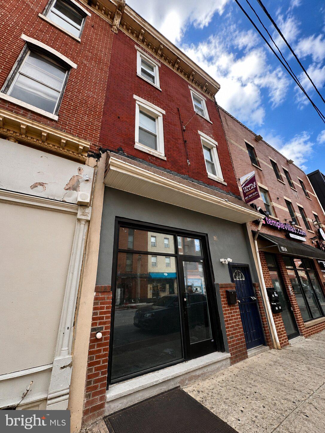 Prime Fully Leased Mixed-Use Investment with Strong In-Place Income!

Capitalize on the opportunity to own a fully occupied mixed-use property in a highly visible and desirable Philadelphia location. This income-producing asset features a commercial storefront leased through 04/30/2027, along with two residential units leased through 05/31/2027 and 07/25/2026, creating a diversified and stable revenue stream.

Positioned near Temple University and surrounded by established businesses, residential developments, and public transportation, the property enjoys excellent accessibility and strong market fundamentals. With long-term leases already in place, investors can enjoy immediate cash flow without the uncertainty of vacancy or lease-up periods.

Whether you're completing a 1031 exchange, growing your commercial portfolio, or seeking a turnkey investment, this is an opportunity you won't want to miss. Contact us today for financial details and to schedule a private showing.