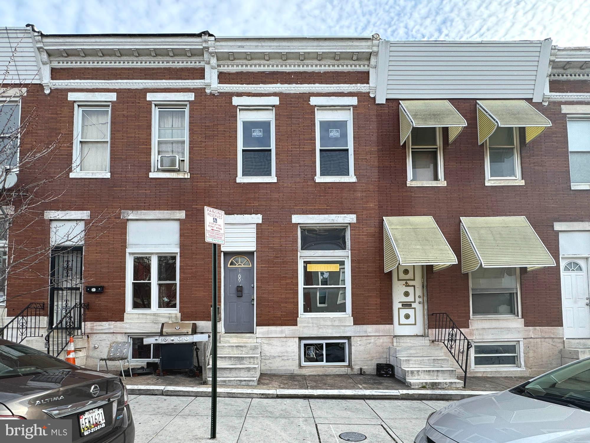 Two story shell townhome, constructed in 1915, according to public tax records. The home has been gutted and is ready for construction. Several upgrades have been done for the prospective purchaser: new rear wall in 2020, new windows and security doors in November of 2023 and new roof with a custom skylight installed 2021.