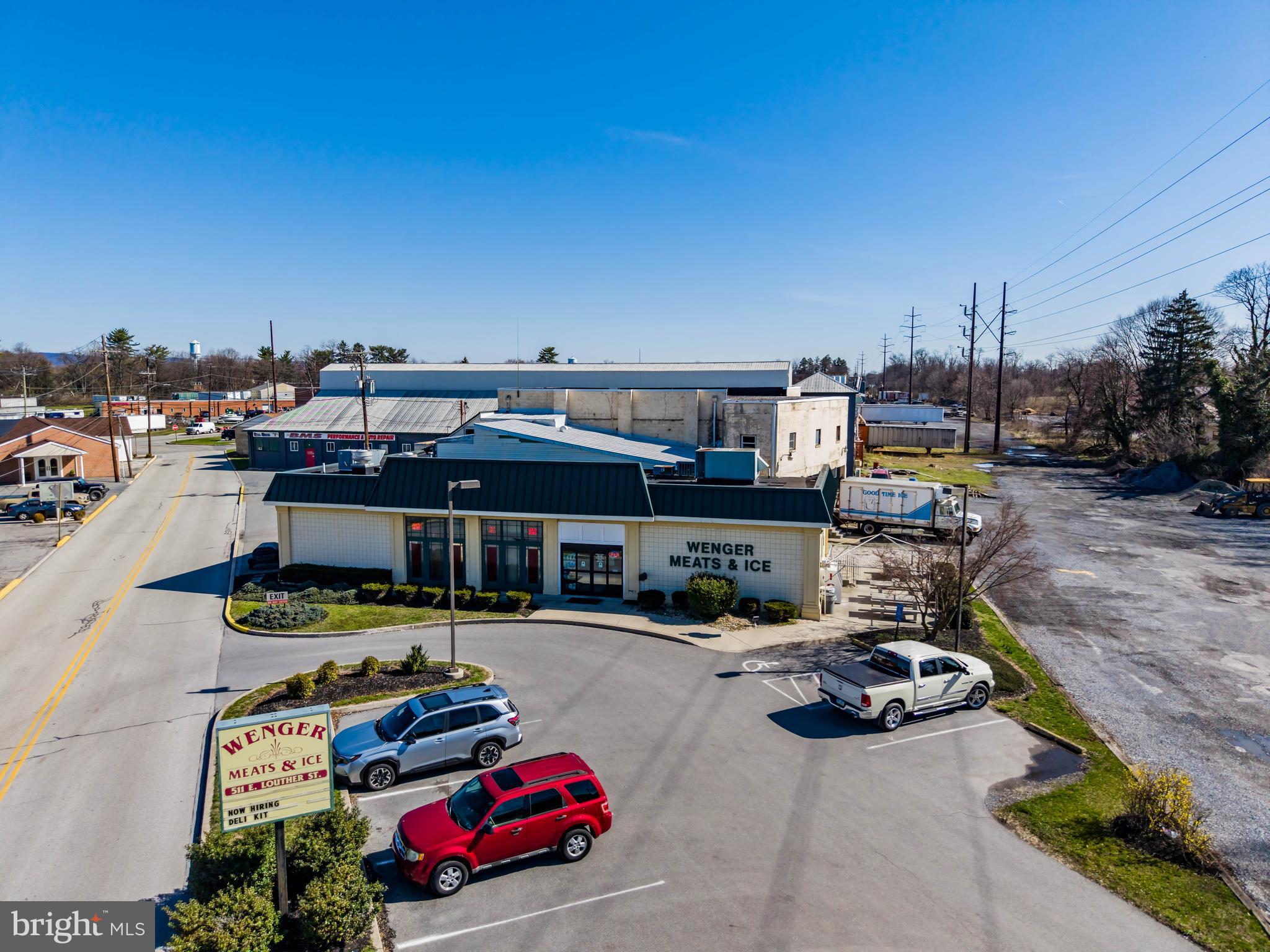 **BUSINESS IS NOT CLOSING**  PRICE INCLUDES REAL ESTATE, BUSINESS VALUE, & EQUIPMENT *** Established in 1978, Wenger Meats & Ice has built a longstanding reputation as one of Carlisle's premier food service providers and wholesale food manufacturers. The business offers a diverse range of products and services, including fresh retail meats, catering, wild game processing, deli products, and prepared hot foods. Generating more than $1.6 million in gross sales during 2025, this offering presents a turnkey opportunity to acquire a successful, established operation. The sale includes the commercial real estate, business enterprise value (going concern), and all associated furniture, fixtures, and equipment FF&E, allowing a purchaser to seamlessly continue operations from day one. This is a locally well-known commercial property offering approximately 10,224 square feet of building area on 0.9882 acres in a highly visible location along East Louther Street in Carlisle Borough. Originally constructed circa 1945 with a retail addition completed in 1997, the masonry and block building is well suited for a variety of retail, food processing, distribution, warehouse, or commercial service uses. The building features approximately 2,300 square feet of retail space, a commercial-grade kitchen, customer restroom, preparation room, employee restroom, multiple refrigerated storage areas, walk-in cooler/freezers, warehouse space, and a second-floor manager's office. The improvement offers a functional layout for a wide range of owner-user oinvestment opportunities. The 0.9882-acre parcel is triangular in shape with direct access from East Louther Street and is served by all public utilities, including water, sewer, and natural gas. The property is zoned C5 Entranceway Commercial, allowing for a broad range of commercial uses. Located on the east side of Carlisle Borough, the property benefits from proximity to the U.S. Army War College and adjoins the former Frog Switch & Manufacturing Company site, which is slated for redevelopment. This strategic location provides excellent potential for future growth and redevelopment within one of Carlisle's established commercial corridors.