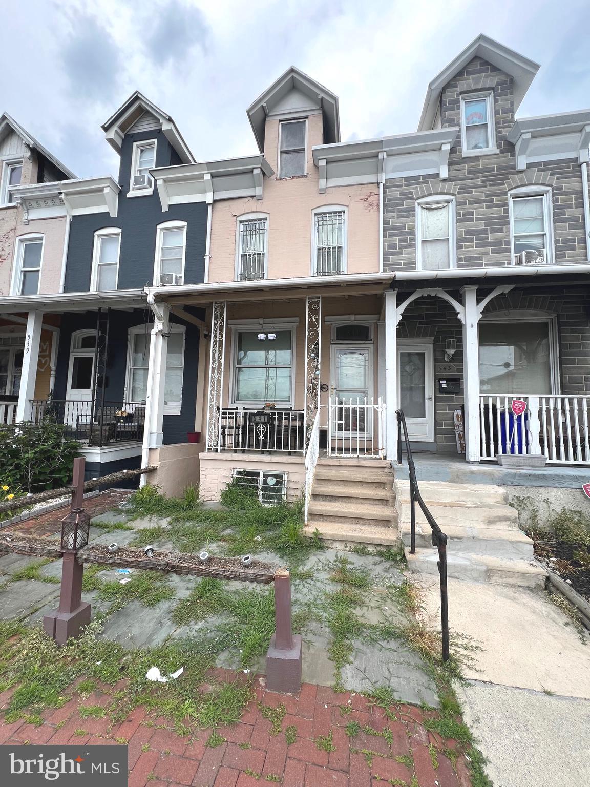 Spacious home with a finished basement featuring a full bath. Main level includes kitchen, living room, dining room, and half bath. Second floor offers 2 large bedrooms and a full bath. Finished attic serves as a 3rd bedroom. Property sold AS IS. Seller will make no repairs.