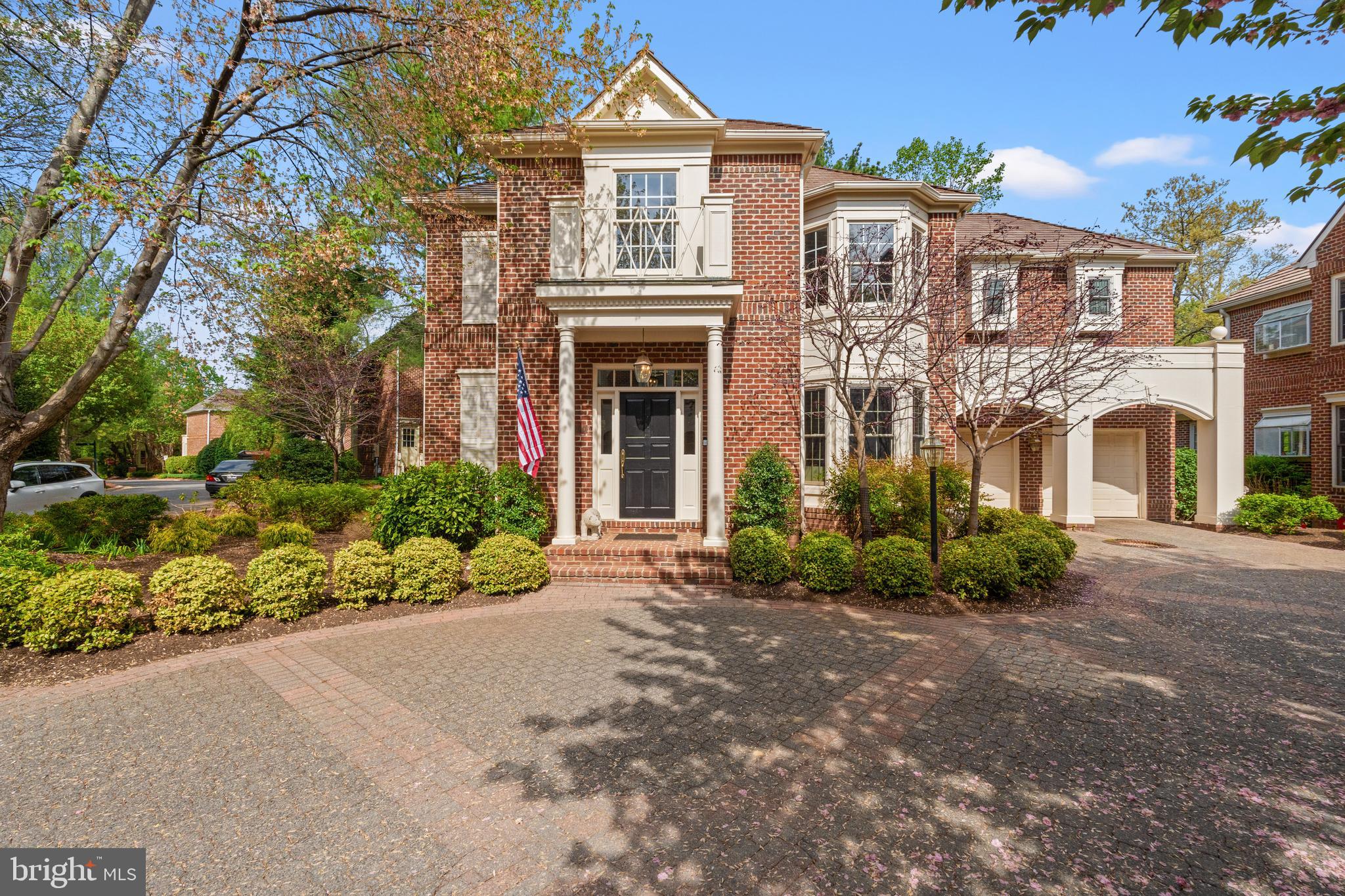 Amazing Price!  Outstanding 4 bedroom, 3.5 bathroom, detached, brick house with a two-car garage and a 3-year old, 50-year, limited warranty, shake roof.  This is Avenel at its best for a low-maintenance lifestyle, as the HOA fee includes exterior landscaping maintenance.  With fresh paint and gleaming hardwood floors, this house is in mint condition and ready for your enjoyment of its elegance and comfort.  Wonderful features include a soaring, 2-level entry foyer streaming with natural light, gourmet kitchen with ample breakfast area opening to a family room with a two-sided fireplace, a formal living room with fireplace, bookcases and access to the expansive, rear deck, an open dining room area, a bountiful primary suite with plenty of closet space and a primary bathroom with shower stall and soaking bath, three additional bedrooms on the upper level, a large, hall, full bathroom and a huge, upper level laundry room.  The lower level boasts a custom, wine storage area, desk nook, a modern kitchenette, a billiard/recreation room, lower level family room, gym and full bathroom, all opening to a covered terrace.  Avenel offers the best of close-in living with a swim & tennis club, walking paths, a park and hands-on, on-site, professional management.