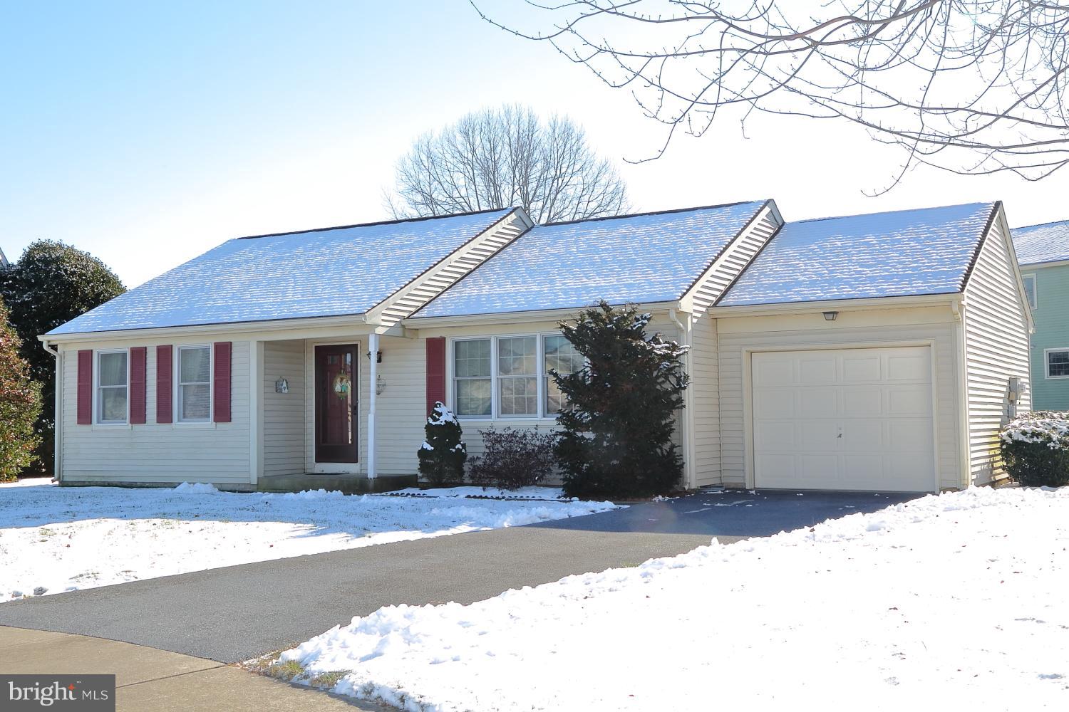 Wonderful opportunity to own a detached rancher located on a cul-de-sac close to Route 23. Home features a cozy sunroom, central air, and an attached garage.